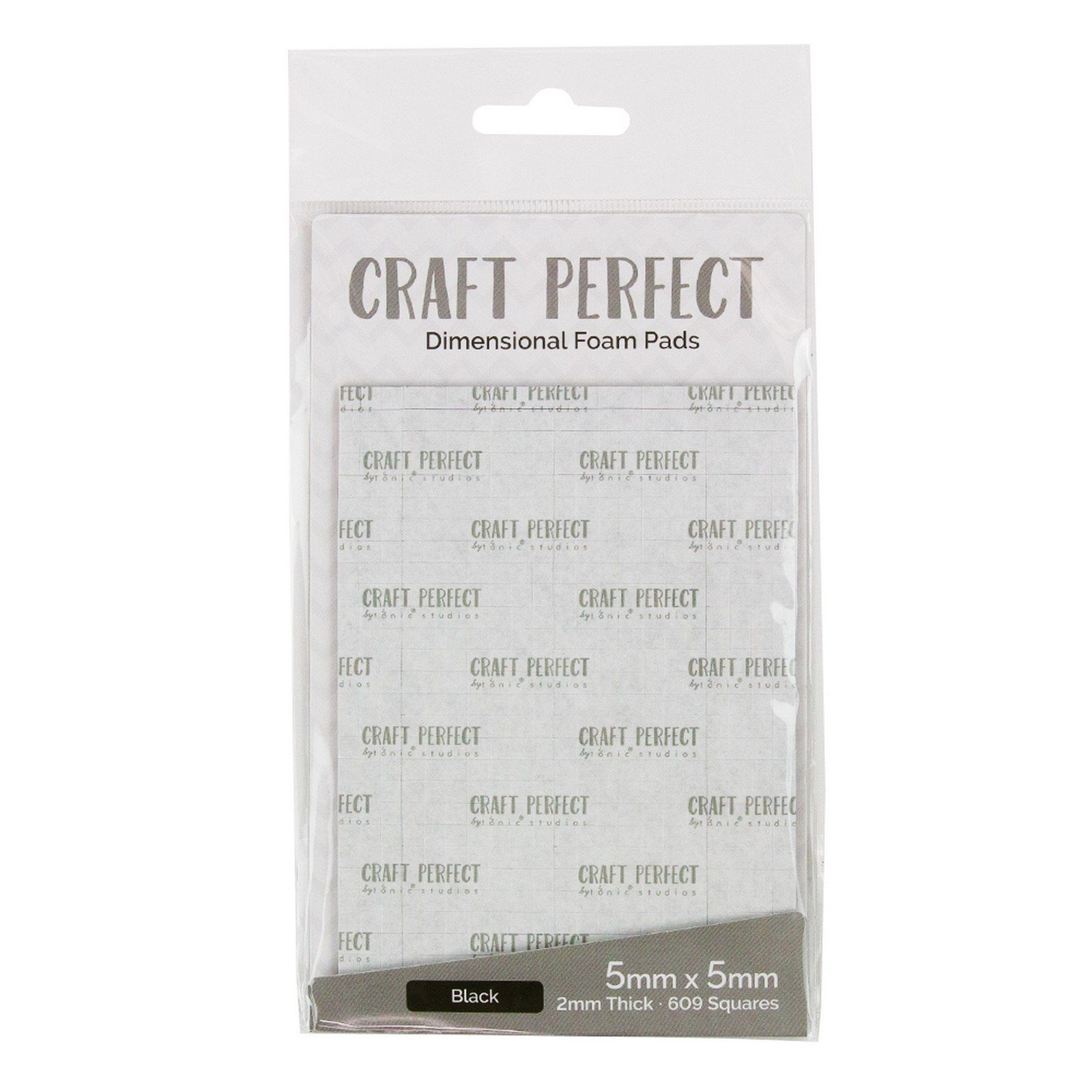 Craft Perfect • Dimensional Foam Pads Square Black 5mm
