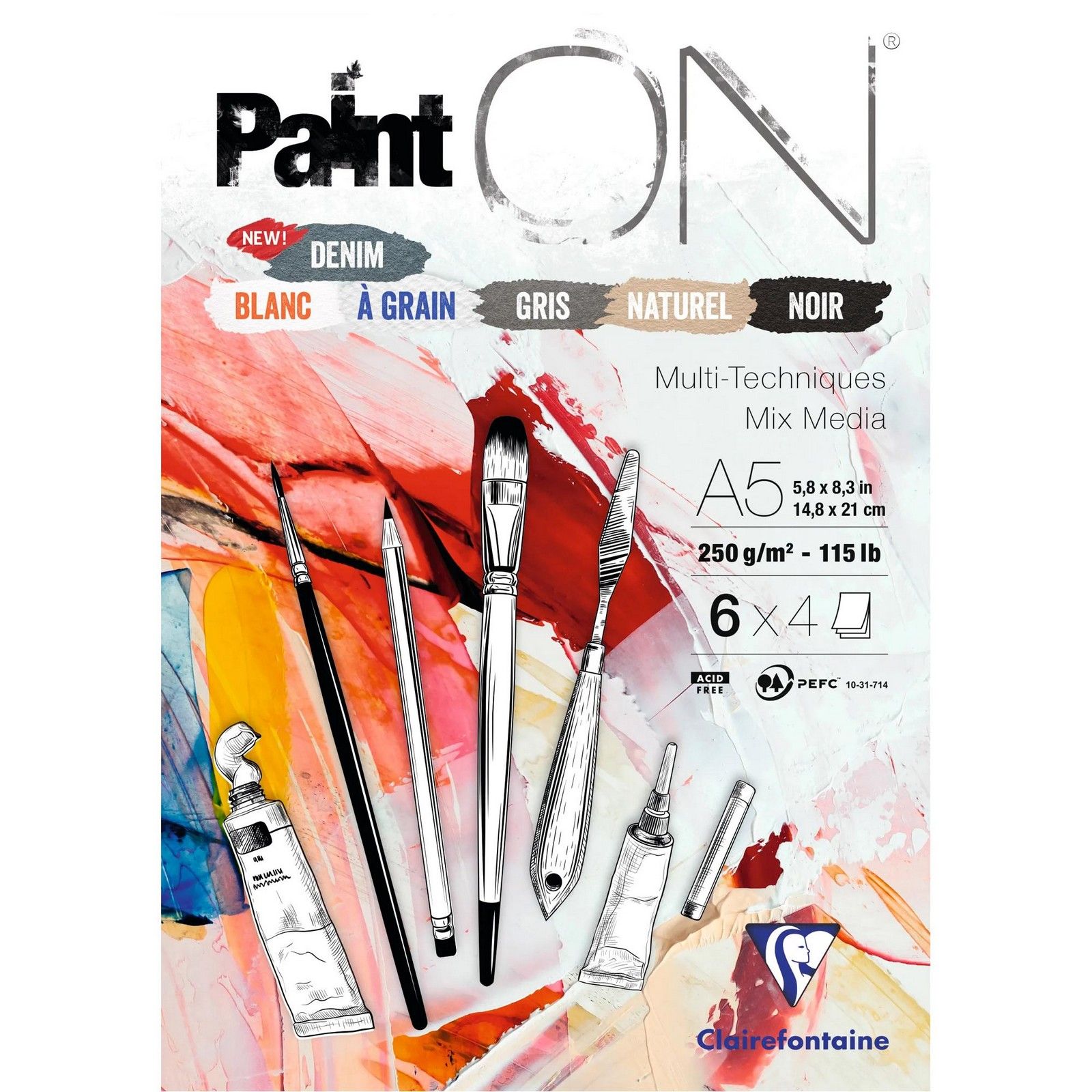Clairefontaine • Layout Alcohol Markers Book Double Sided 220gr 25hojas 14,8x21cm