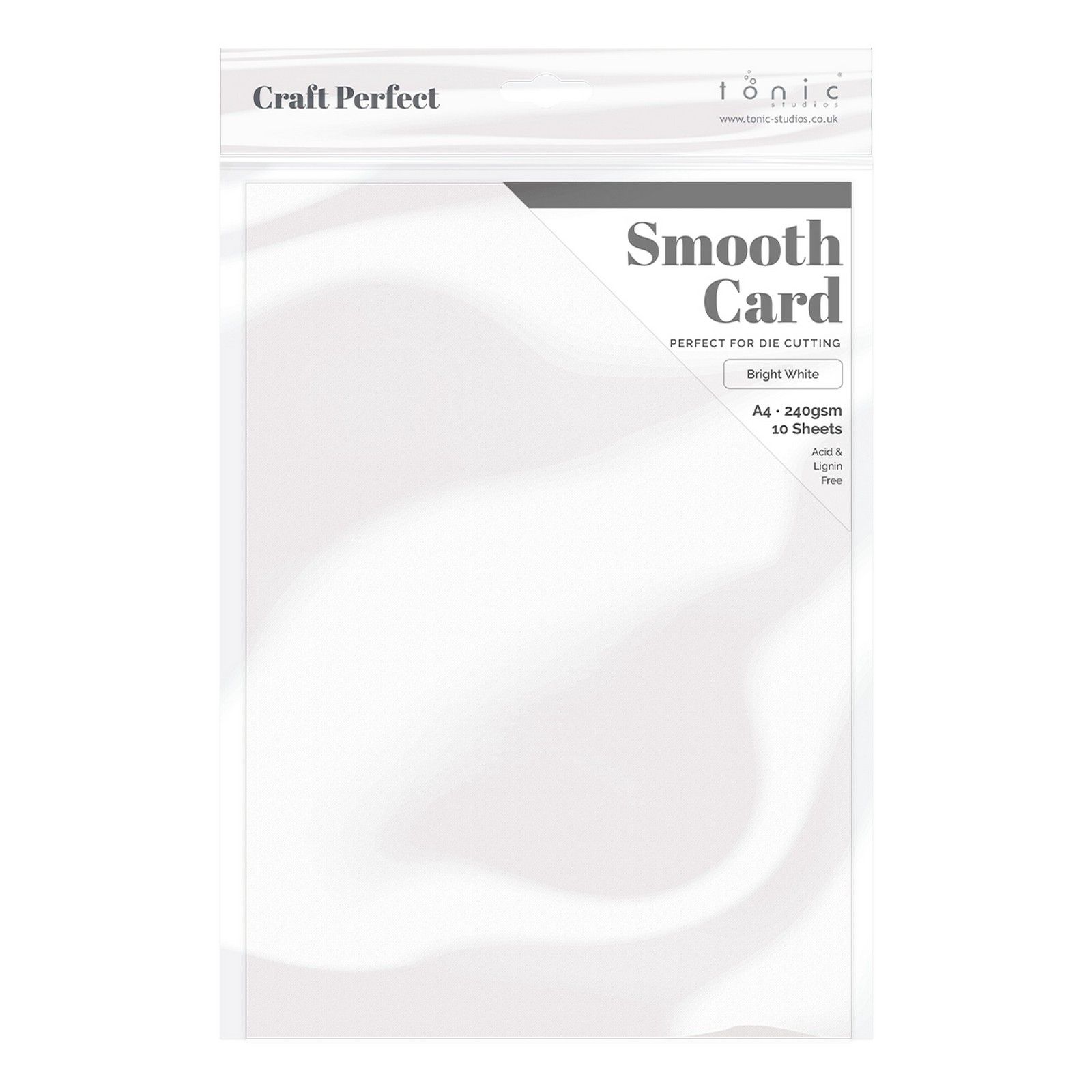 Craft Perfect • Smooth Card A4 240g White 5pcs