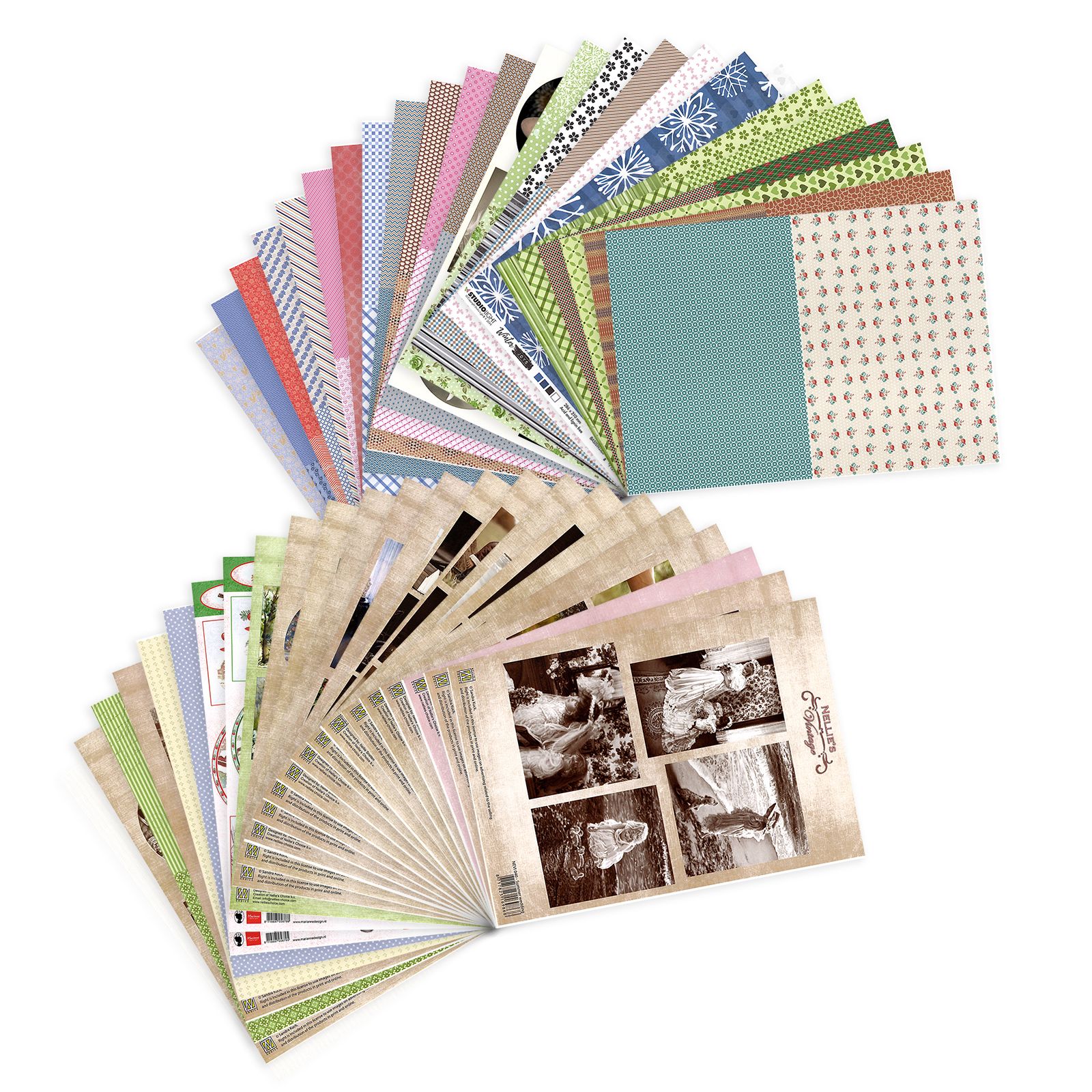 Vaessen Creative • Scrapbook Paper Assortment A4 50x