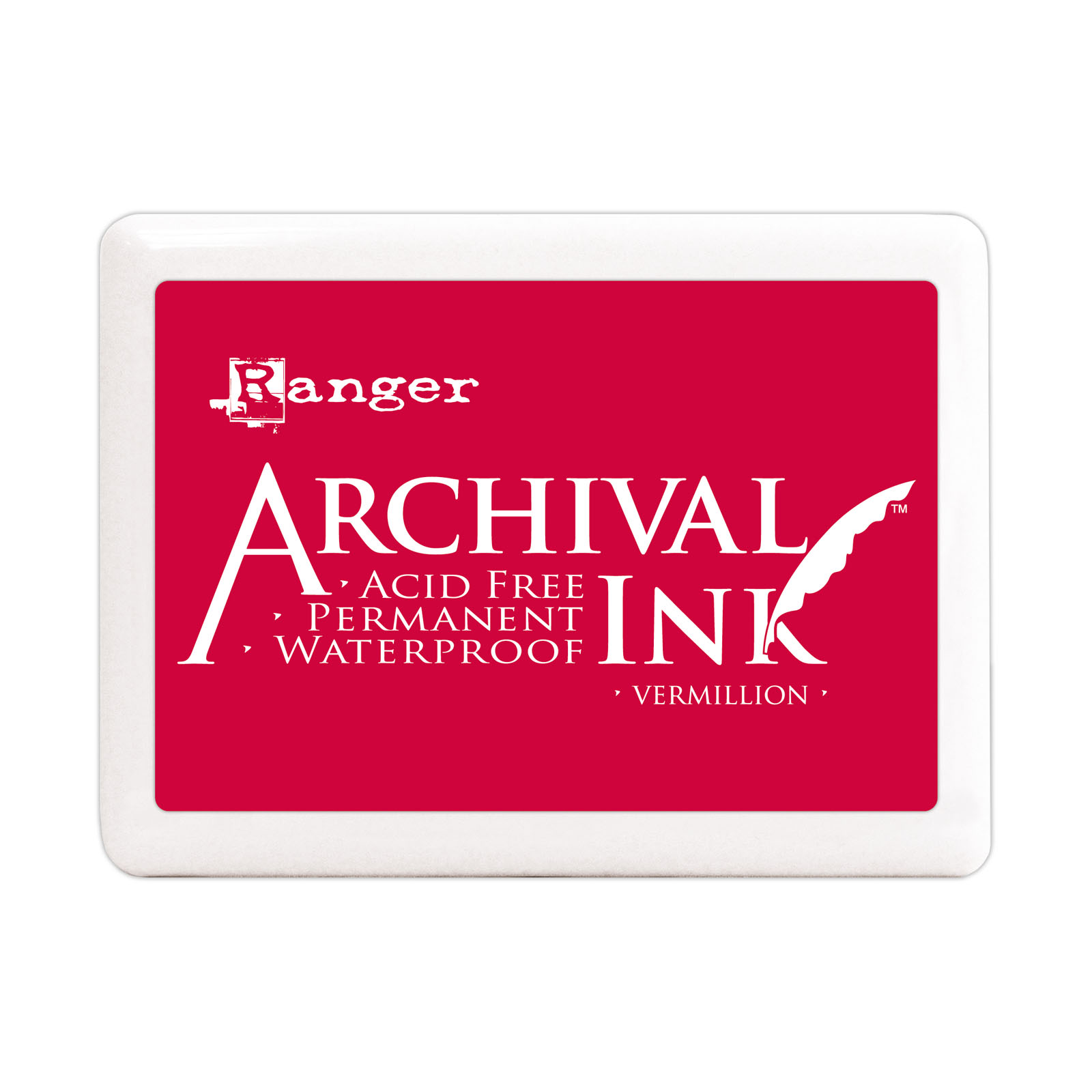 Ranger • Archival Jumbo ink pad Vermillion