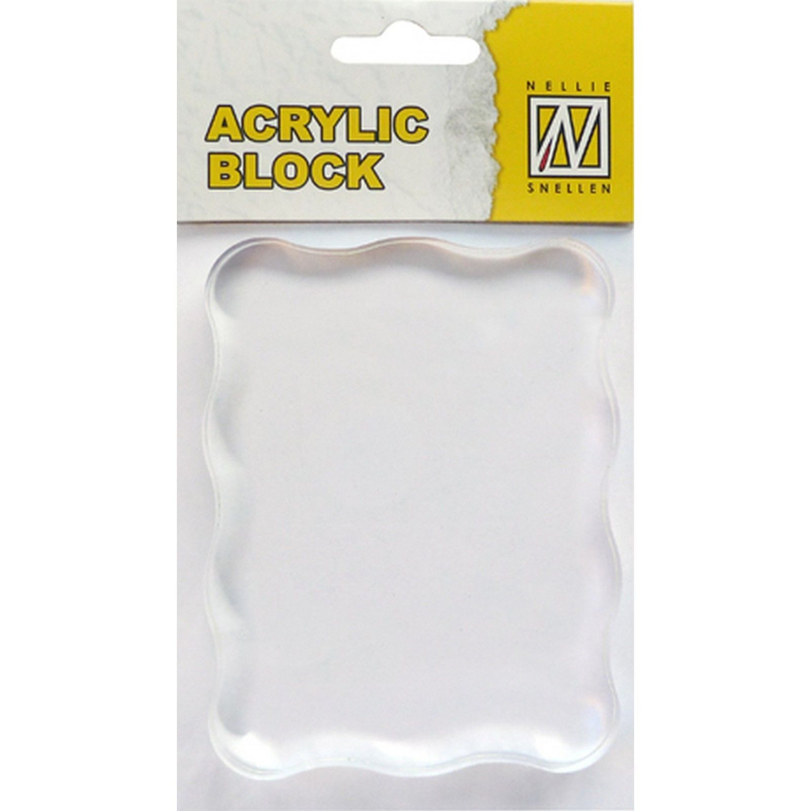 Nellie's Choice • Bloc Acrylique pour Tampons 70x90x8mm