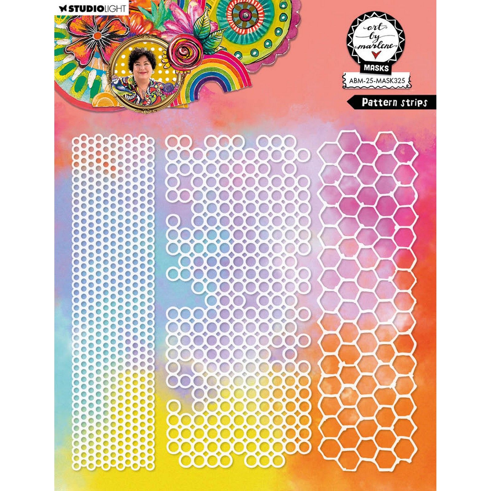 Studio Light • Art By Marlene Mask Pattern stripes