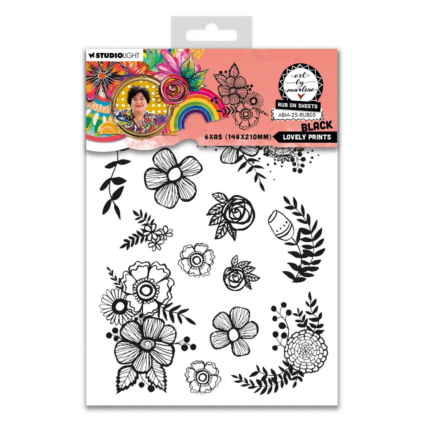 Studio Light • Art by Marlene Rub ons Lovely prints, BLACK
