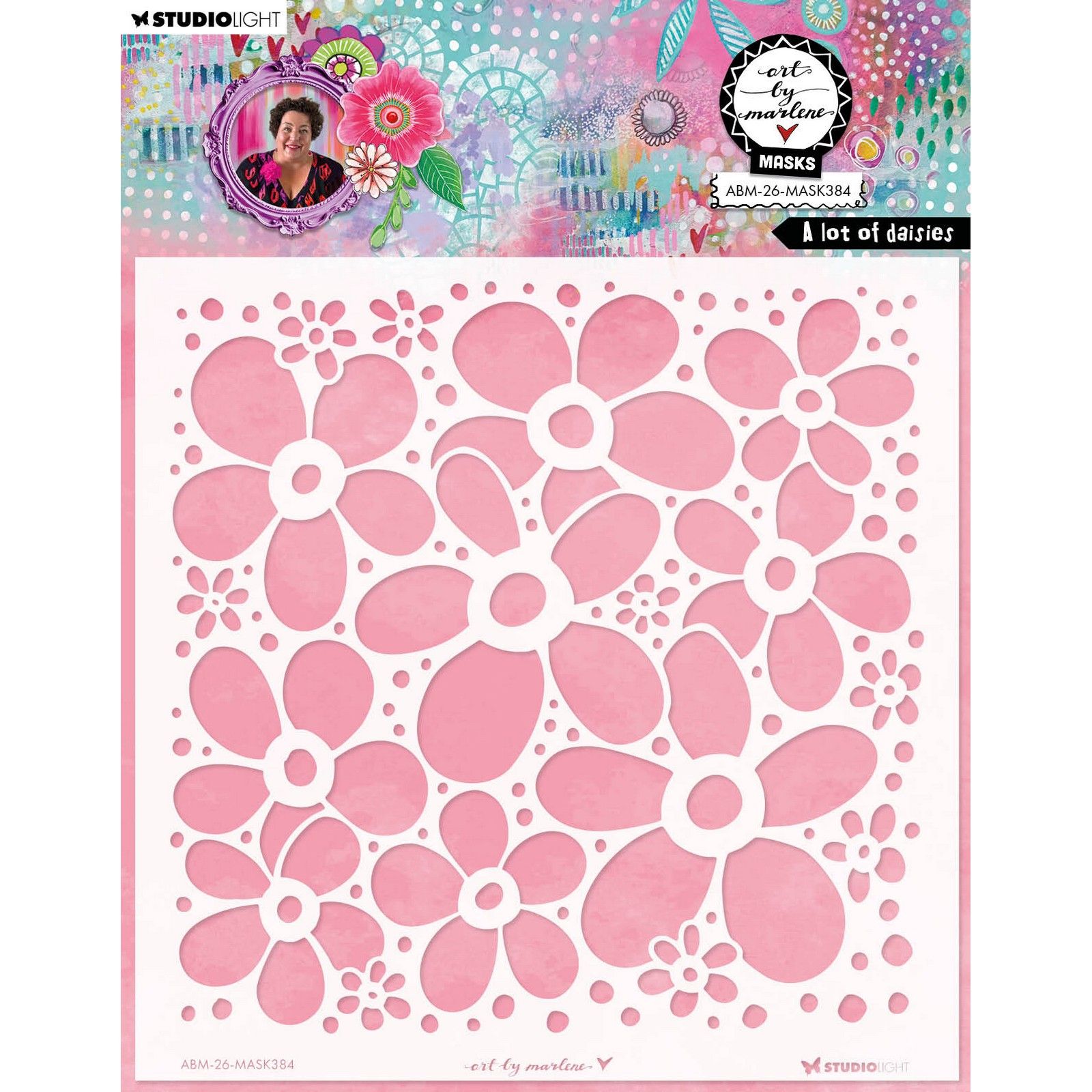 Studio Light • Art By Marlene Mask A lot of daisies