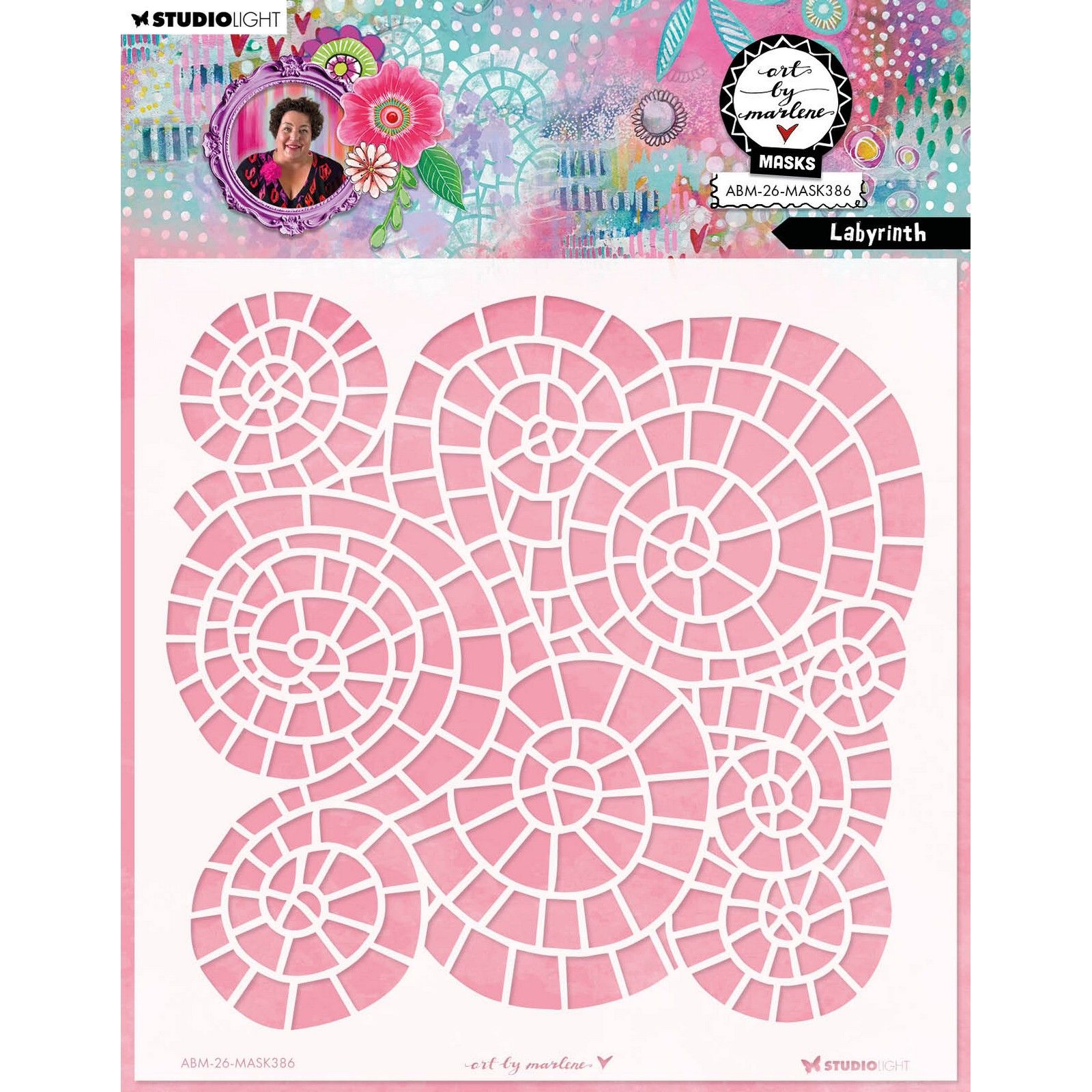 Studio Light • Art By Marlene Mask Labyrinth