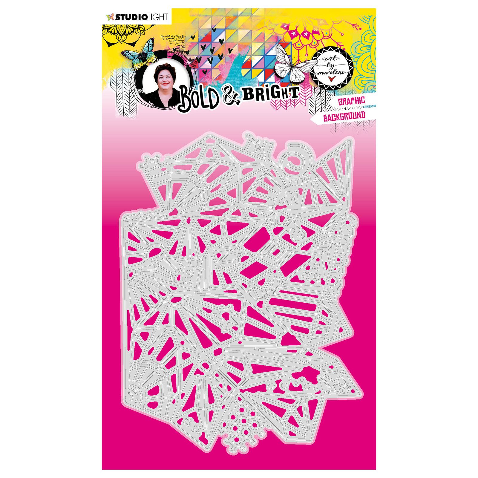 Studio Light • Bold & Bright stanzschablone Graphic background