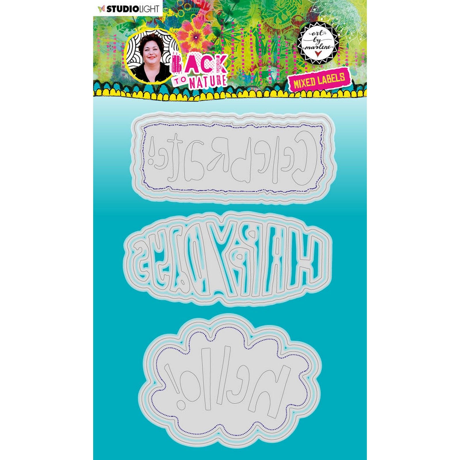 Studio Light • Back to Nature Stanzschablone Mixed Labels