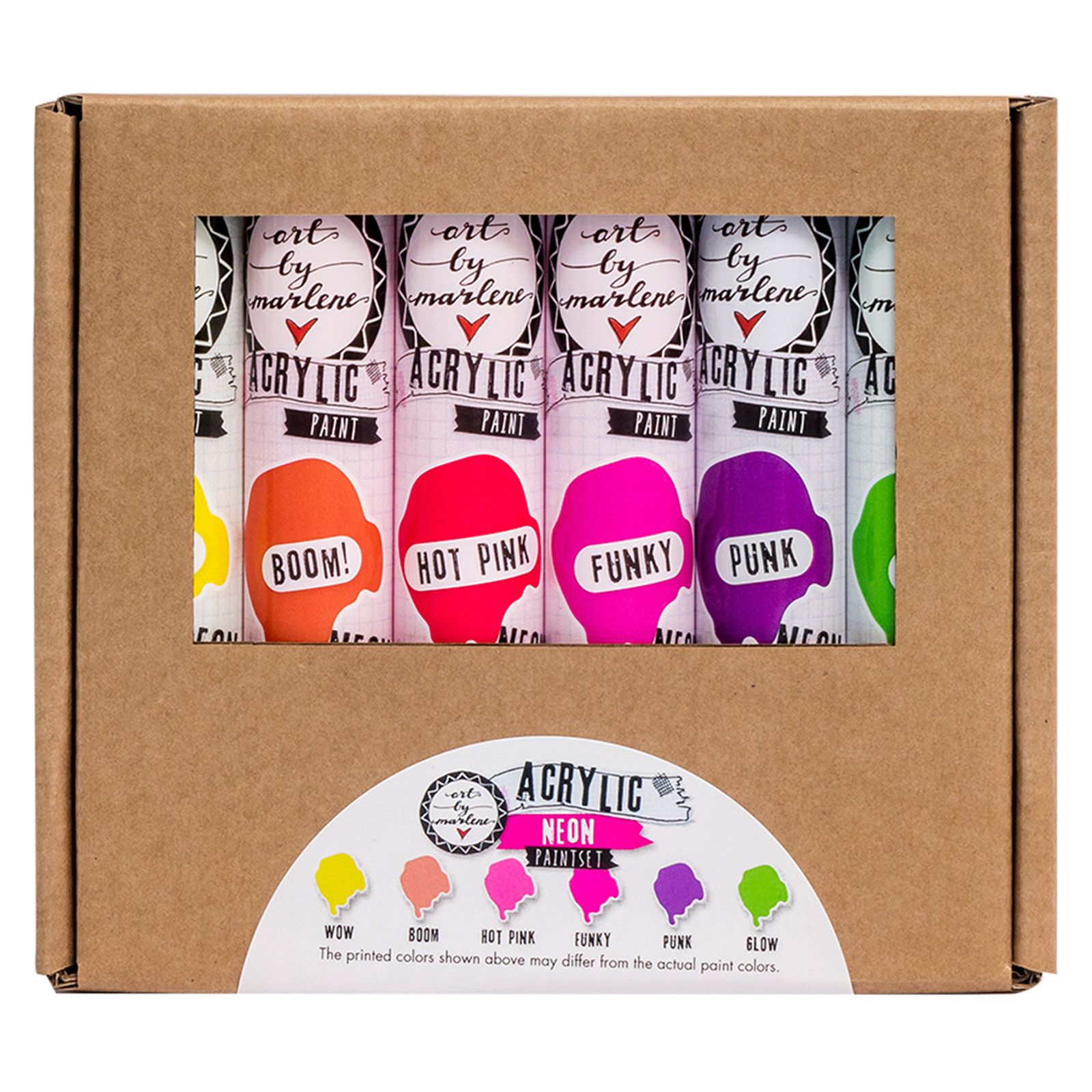 Studio Light • Essentials acrylverf set Neon 6pcs Nr.104