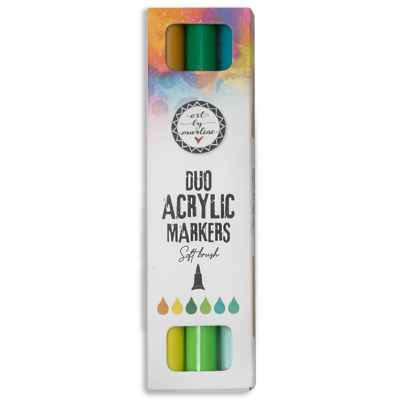 Studio Light • Essentials Duo Acrylic Markers Greens