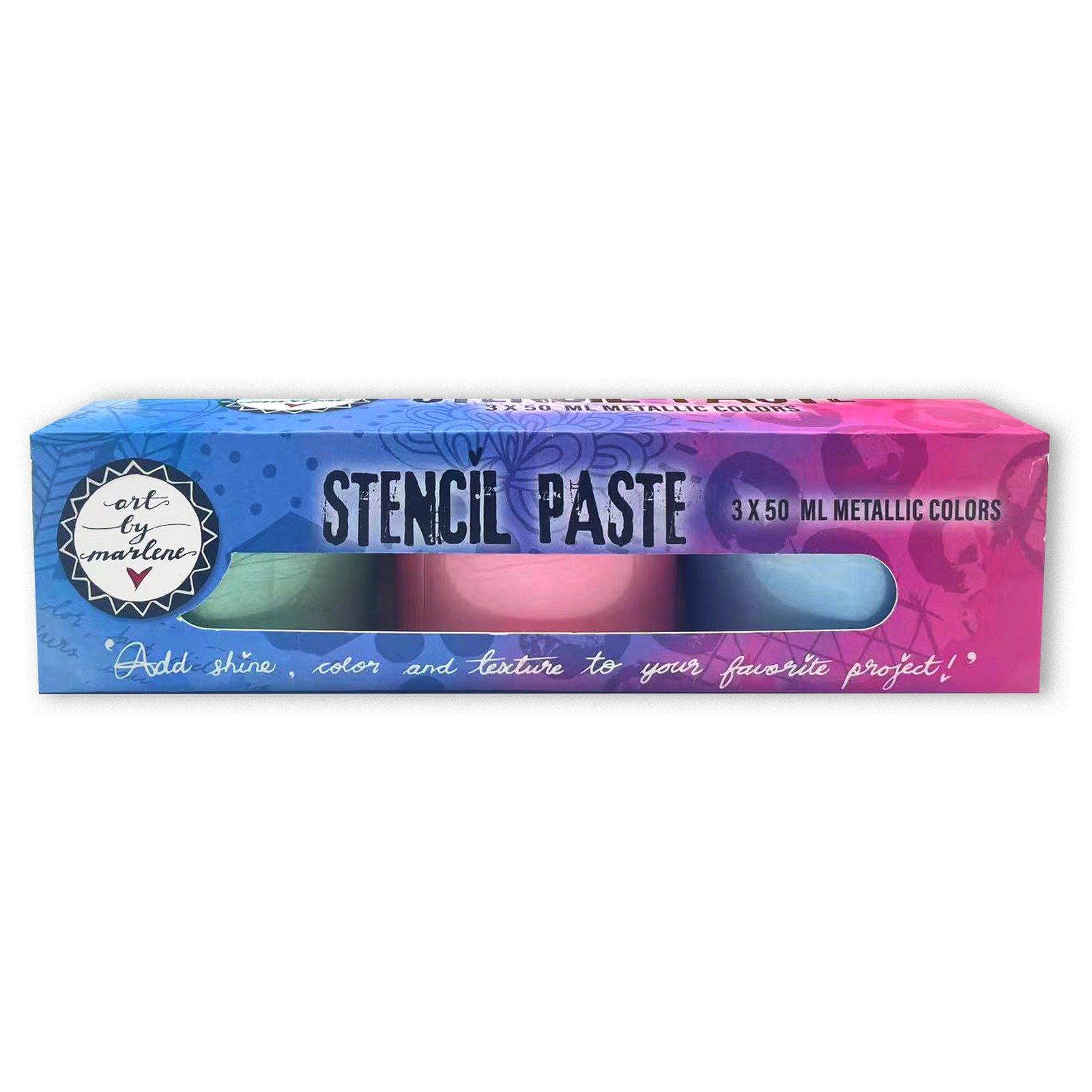 Studio Light • Essentials Stencil Paste Metallic Set of 3x50ml