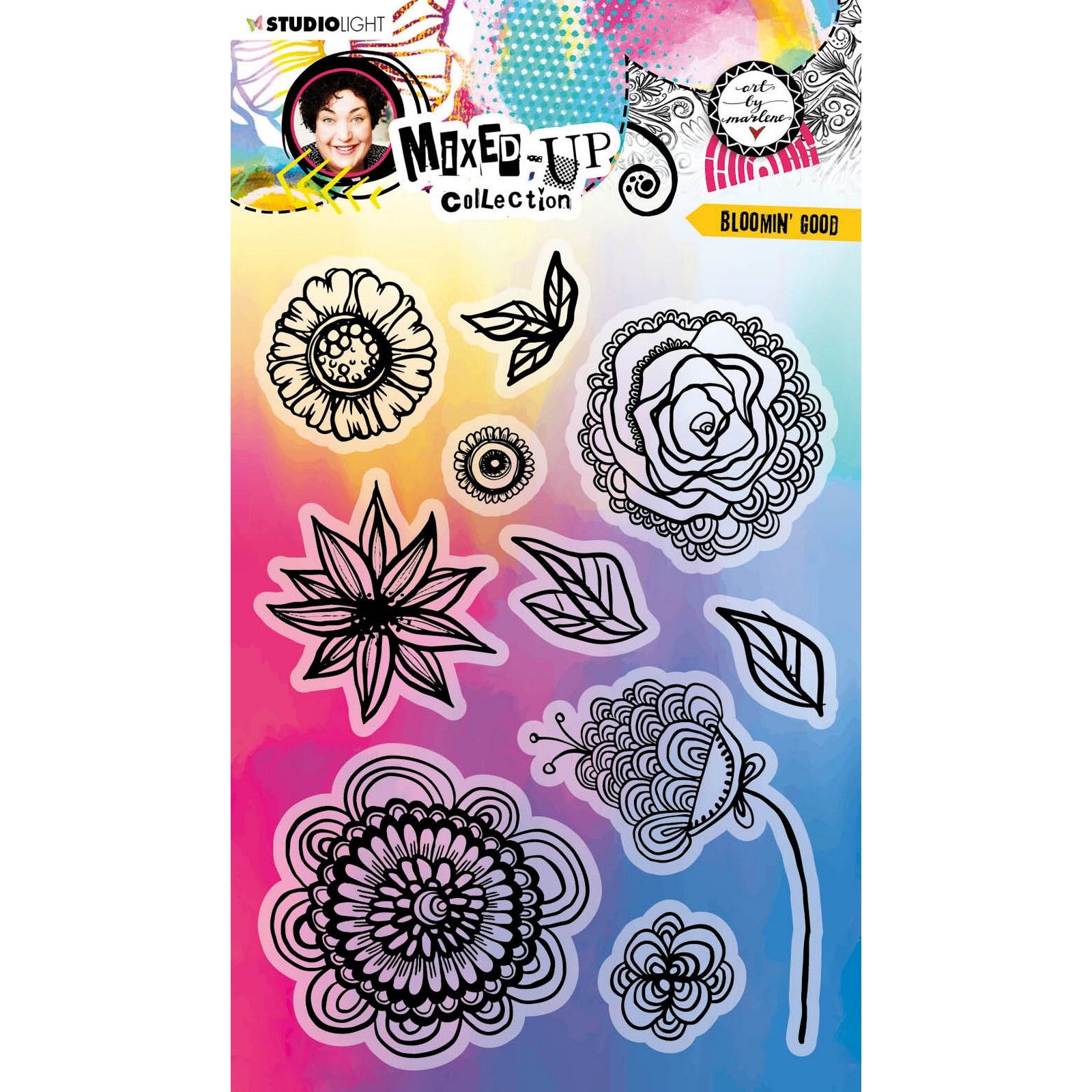 Studio Light • Mixed-Up Collection Clear Stamp Blooming' Good