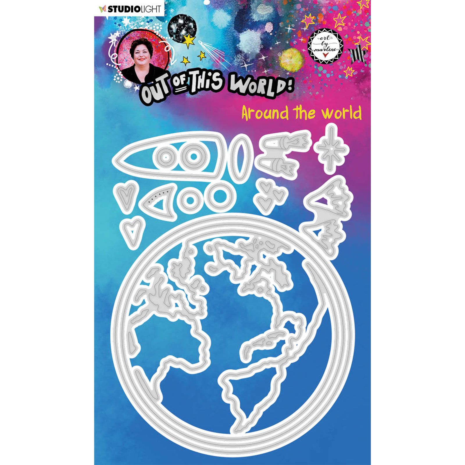 Studio Light • Cutting & embossing die Around the world nr.86