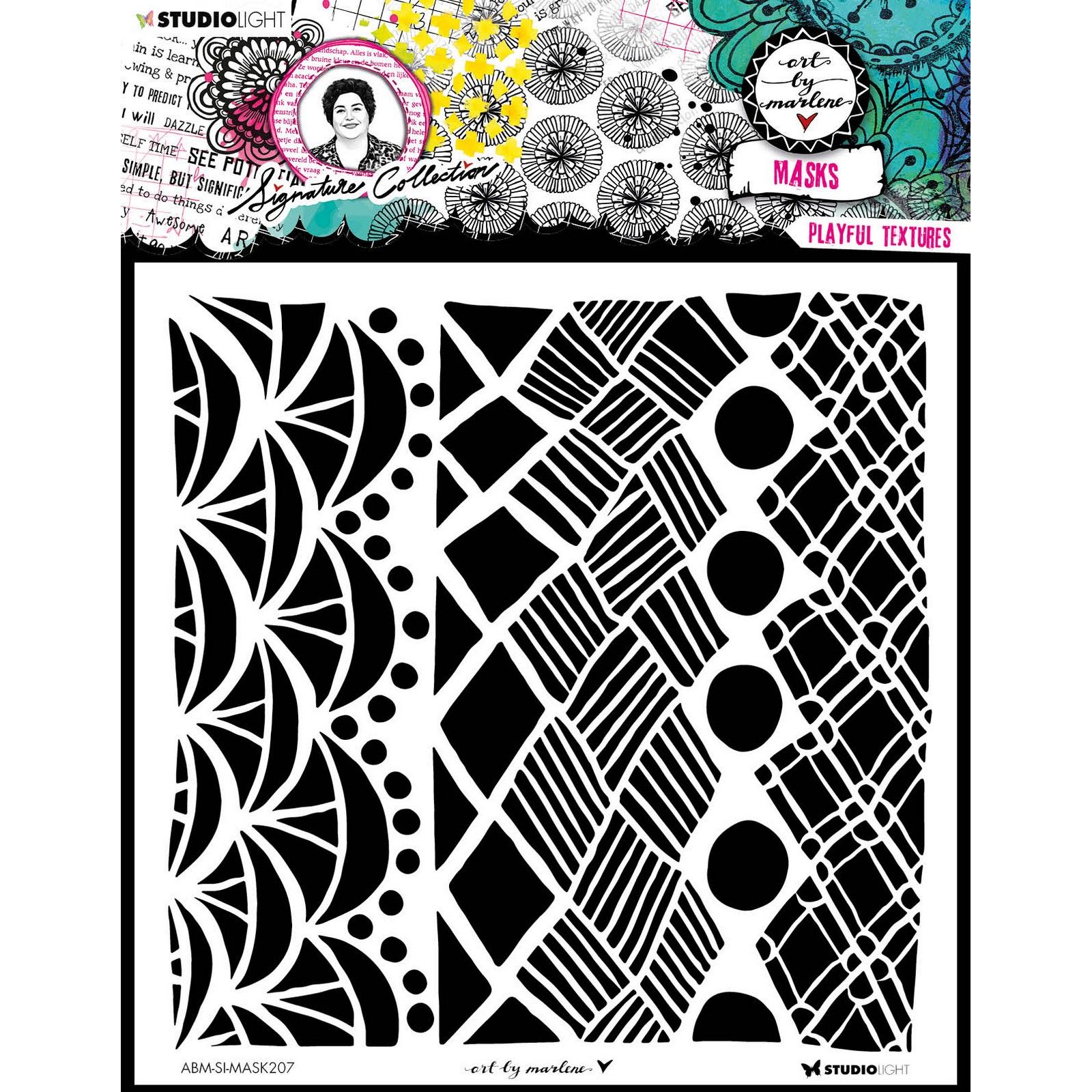 Studio Light  • Signature Collection Mask Stencil Playful Textures