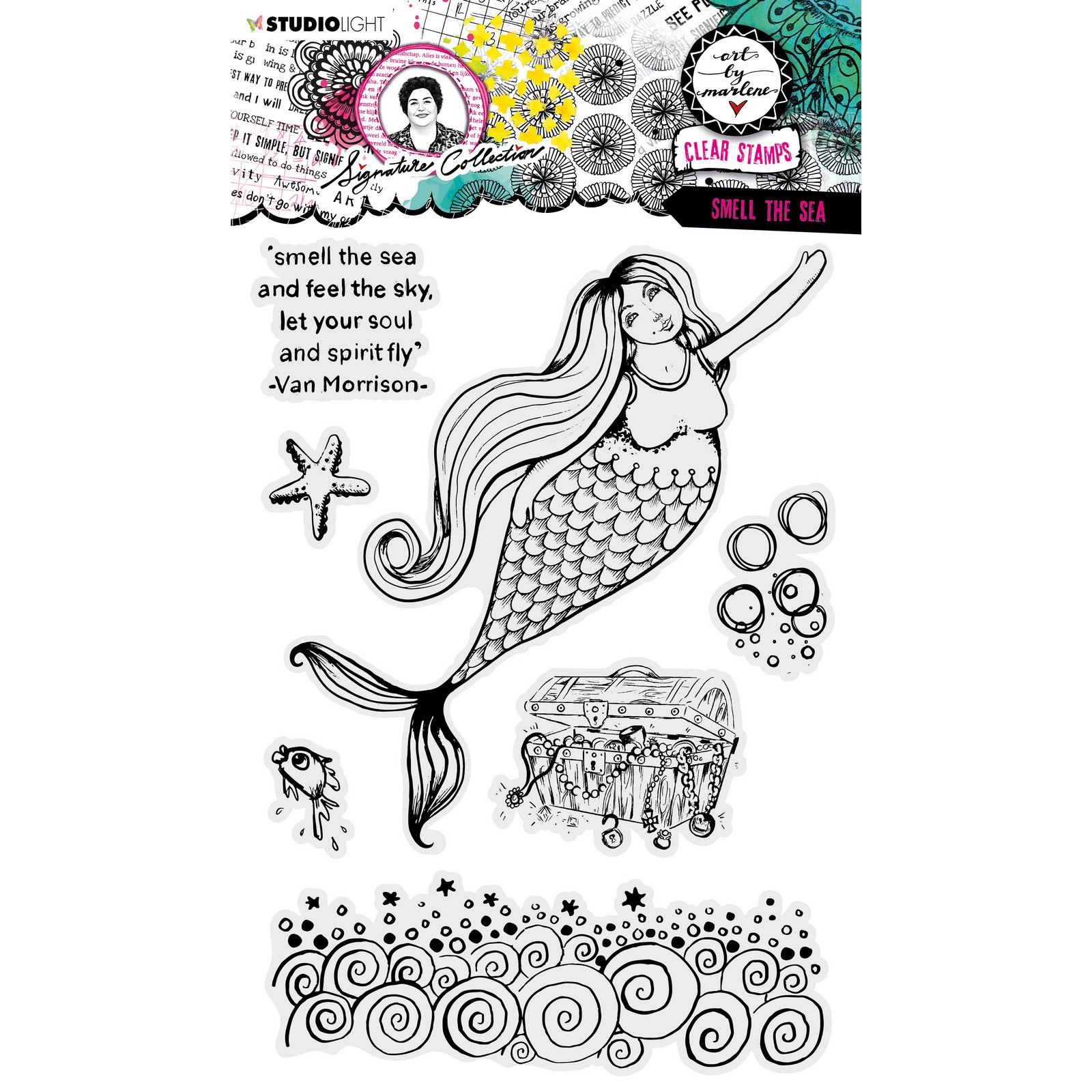 Studio Light • Signature Collection Clear Stamps Smell The Sea