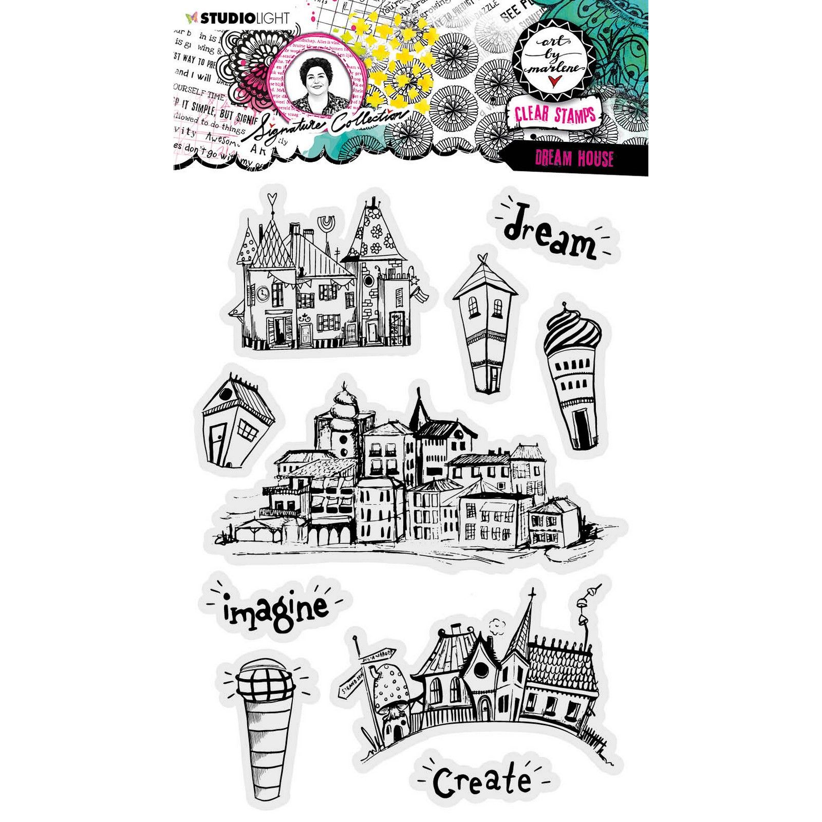 Studio Light  • Signature Collection Clear Stamp Dream House