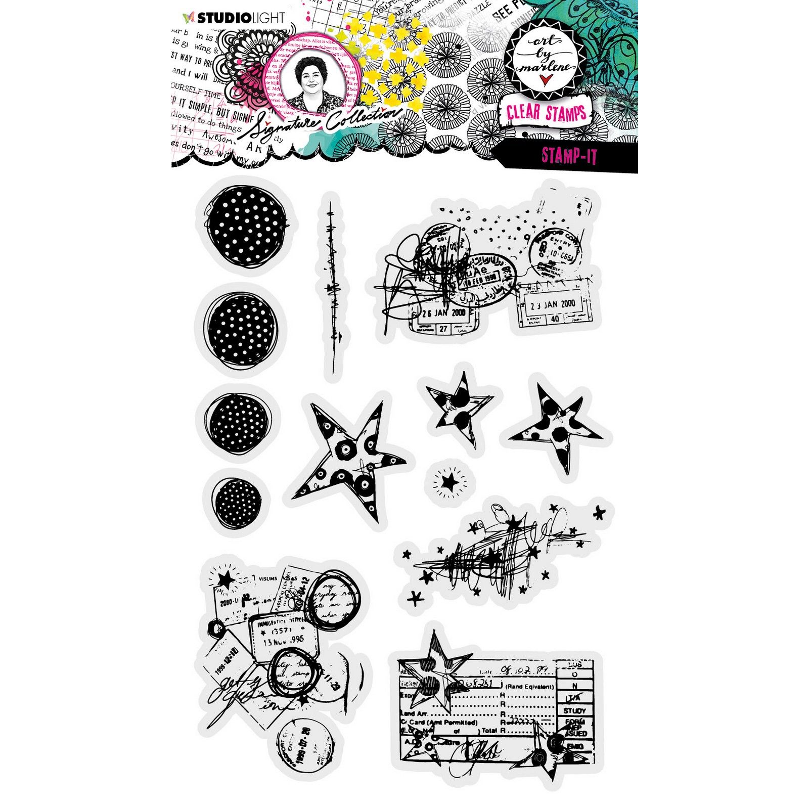 Studio Light • Signature Collection Tampon Transparent Stamp-it