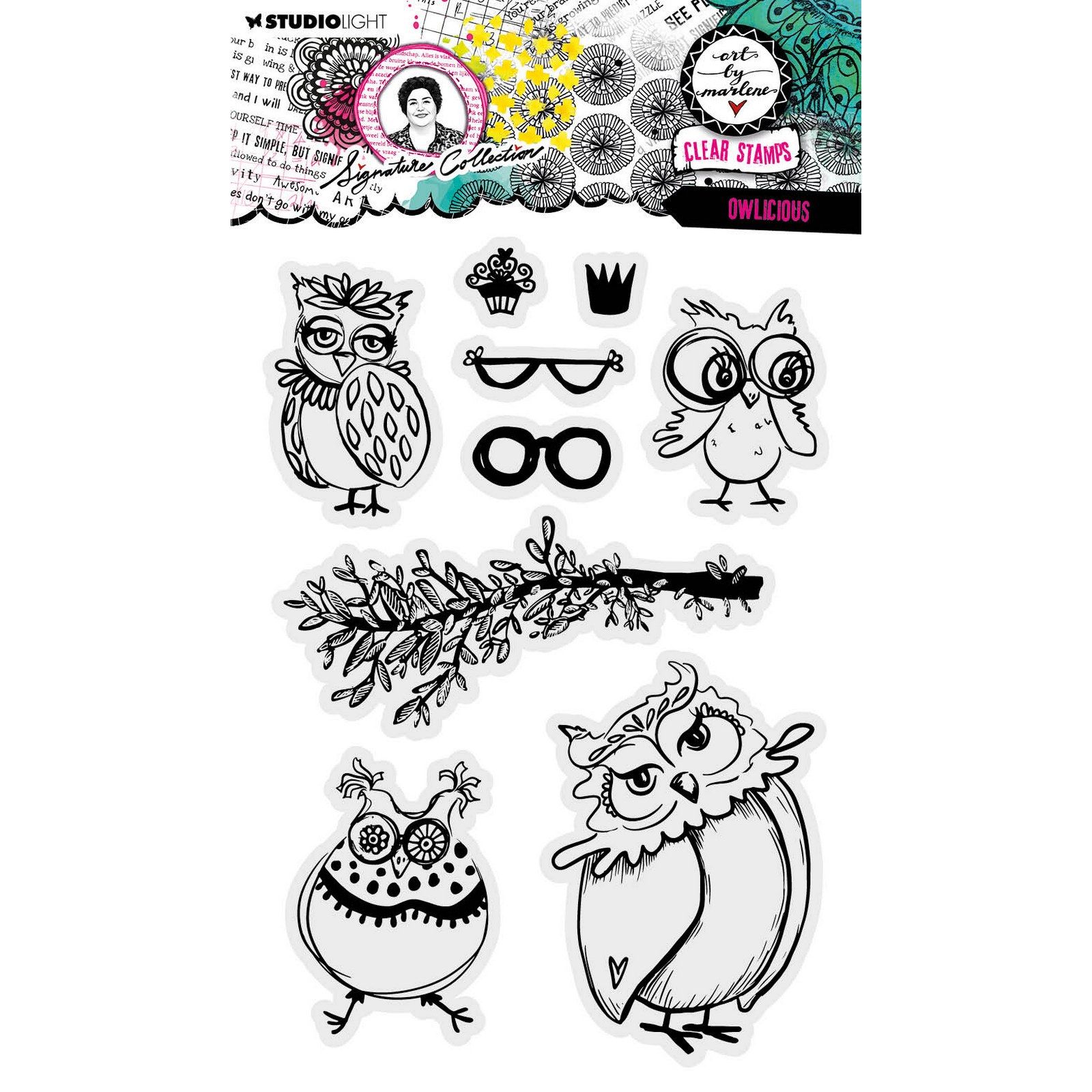 Studio Light • Signature Collection Clear Stamp Owlicious