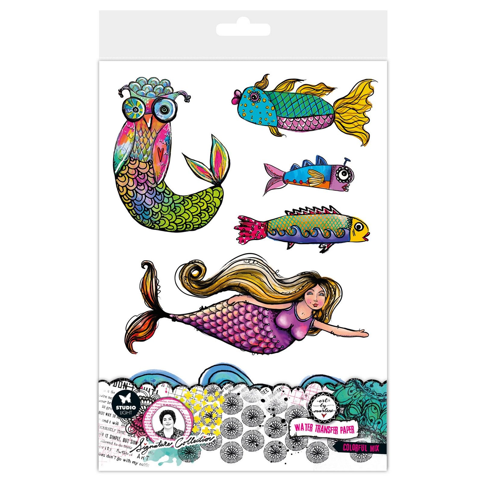 Studio Light • Signature Collection Water Transfer Paper Colorful Mix