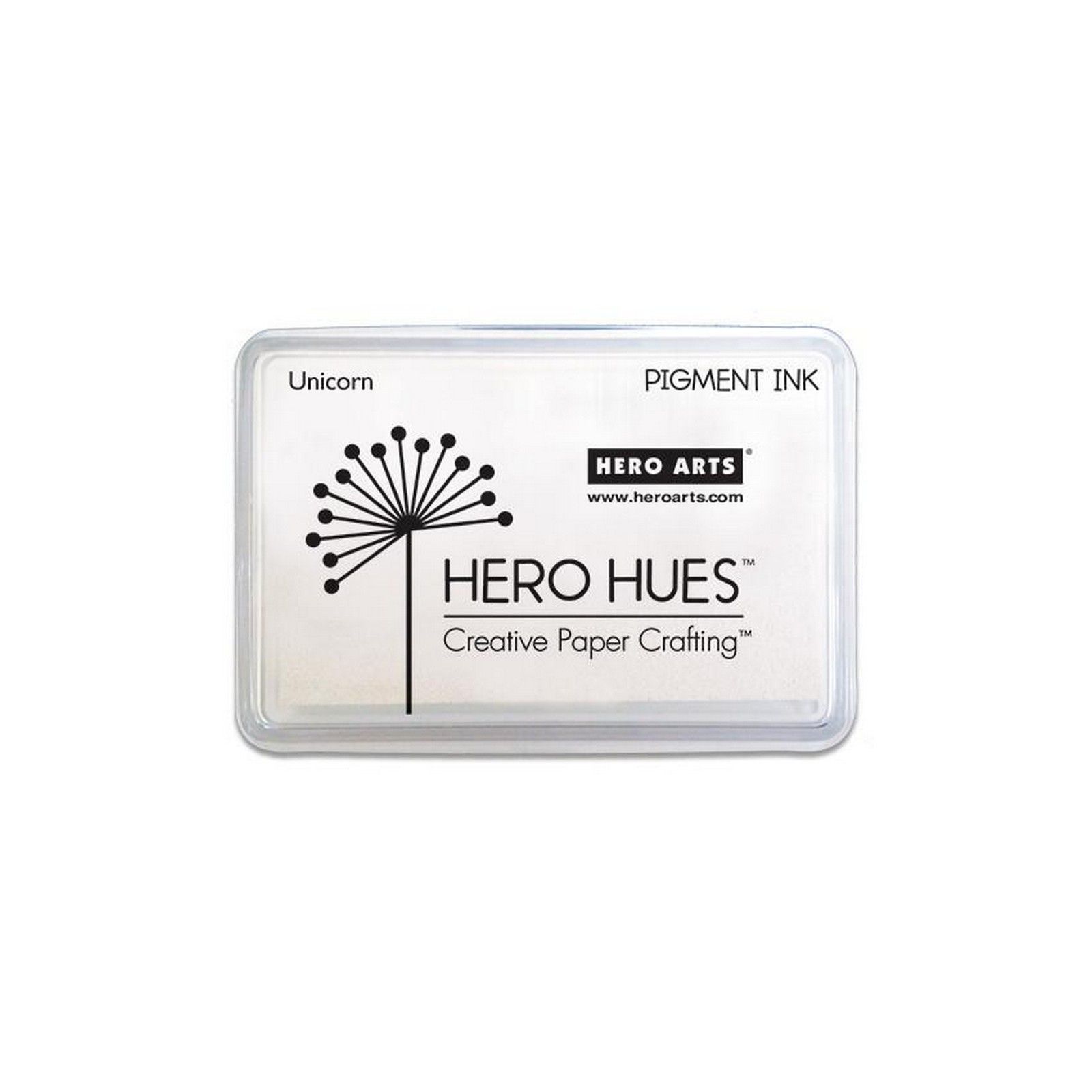Hero Arts • Hero Hues Unicorn Pigment Ink Pad 3.5"x2.5" White