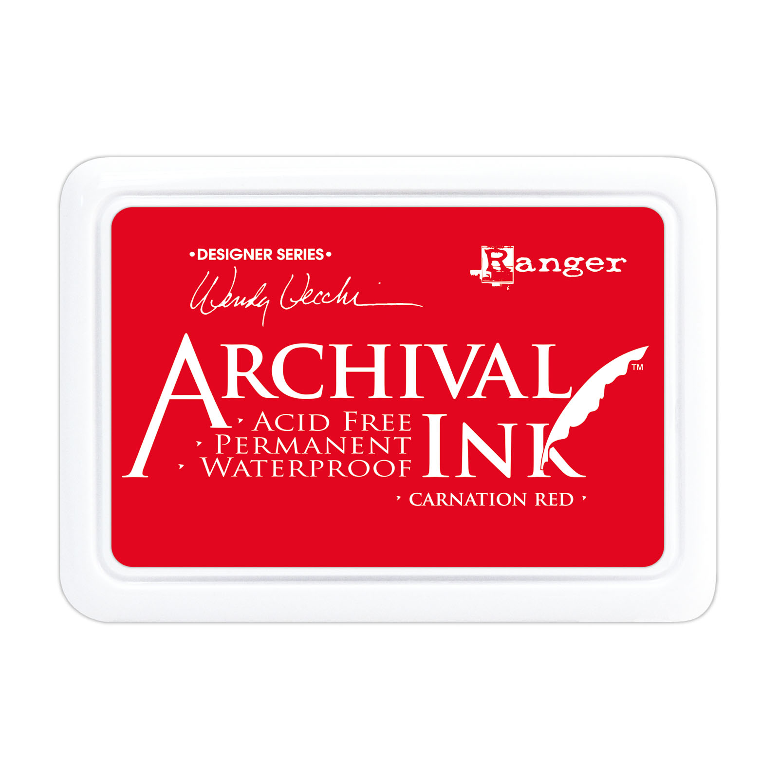 Ranger • Archival ink pad Carnation red