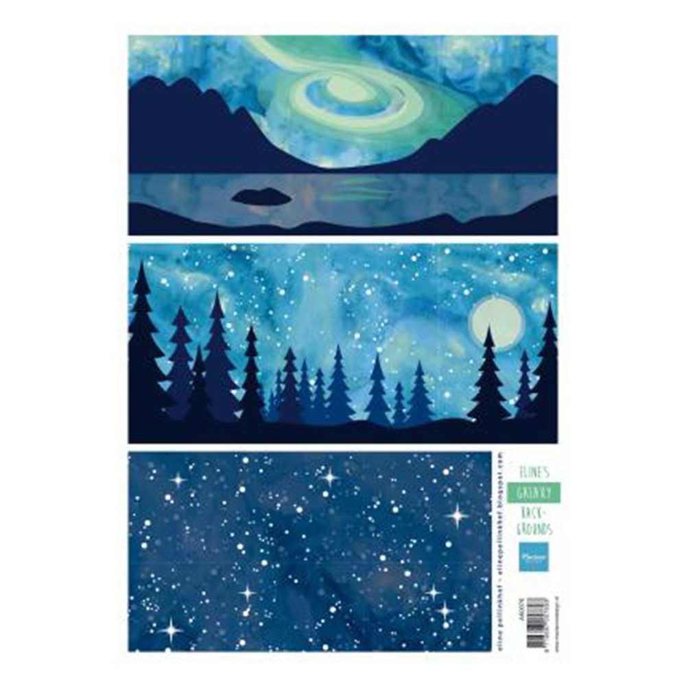 Marianne Design • Cutting Sheet Eline's Galaxy 1pc