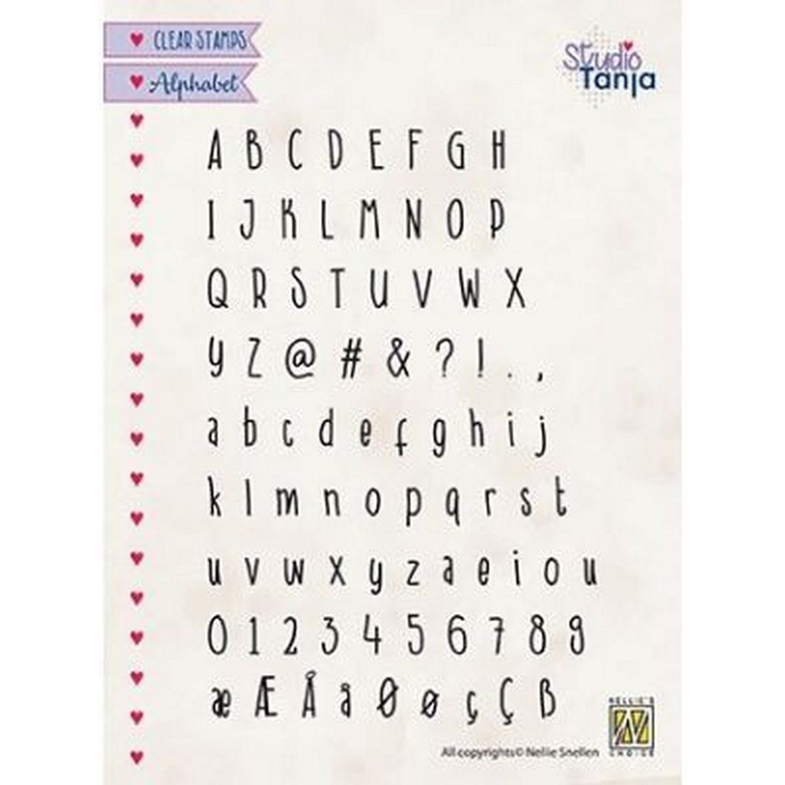 Nellie's Choice • Alphabet Clear Stamps Javi