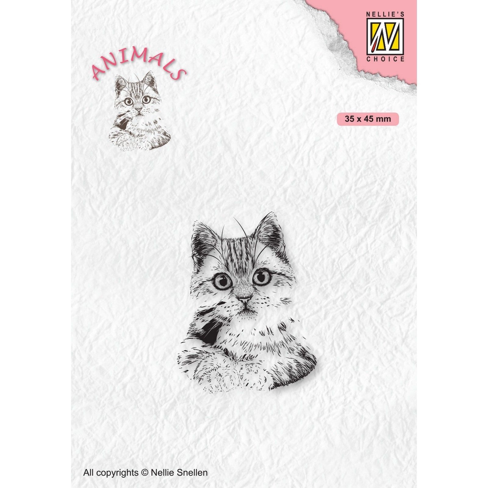 Nellie's Choice • Animals Clear Stamps Pussycat