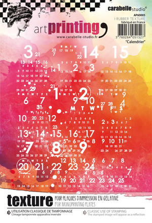 Carabelle Studio • Art Printing Gummistempel Dreiecke Kalender