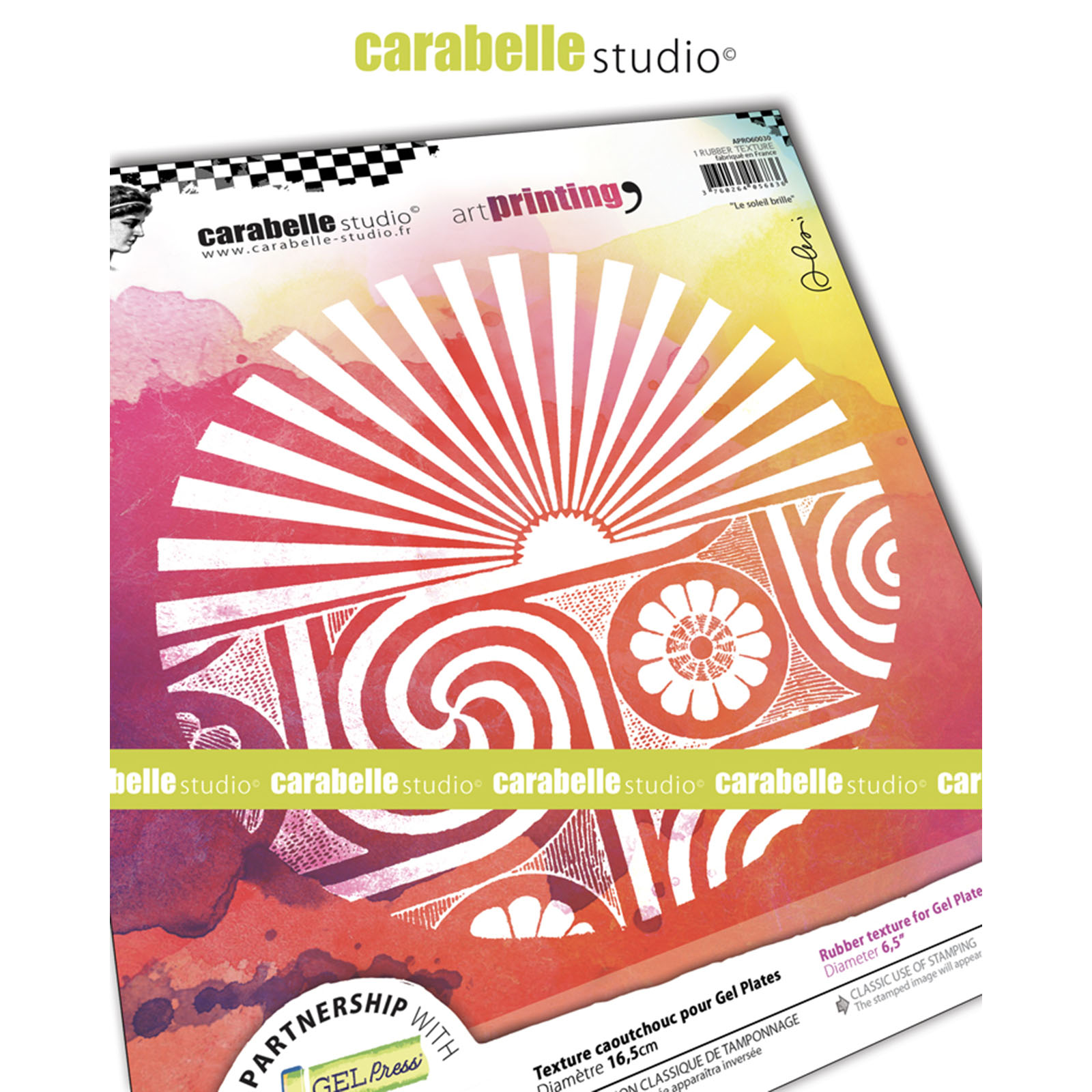 Carabelle Studio • Art printing rond le soleil brille
