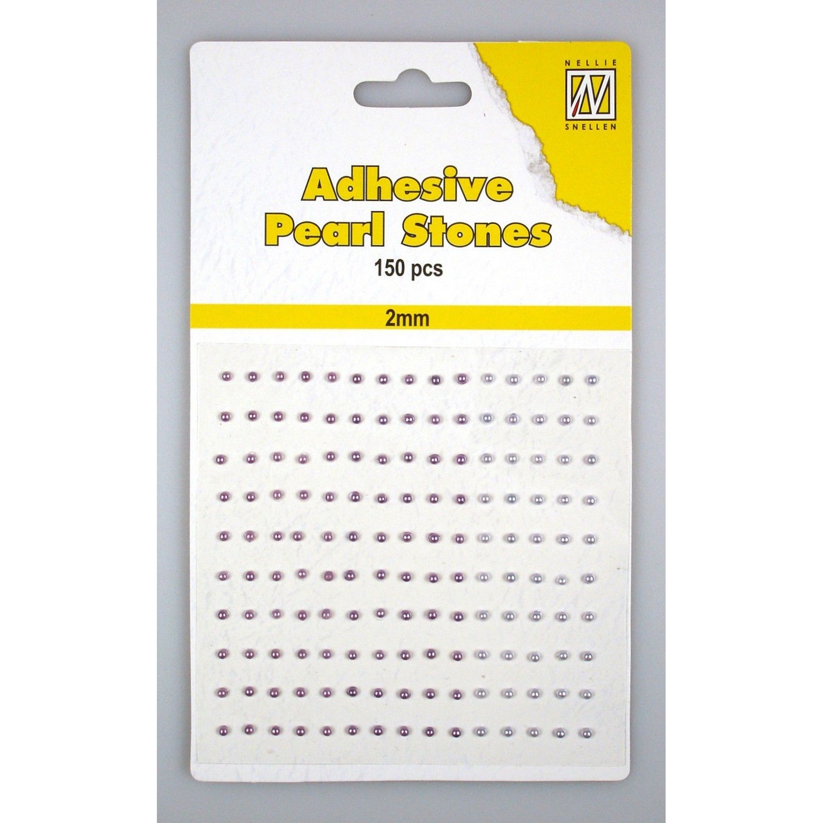 Nellie's Choice • Adhesive Pearls 150stuks/Sheet 2mm 3 Tones Violet