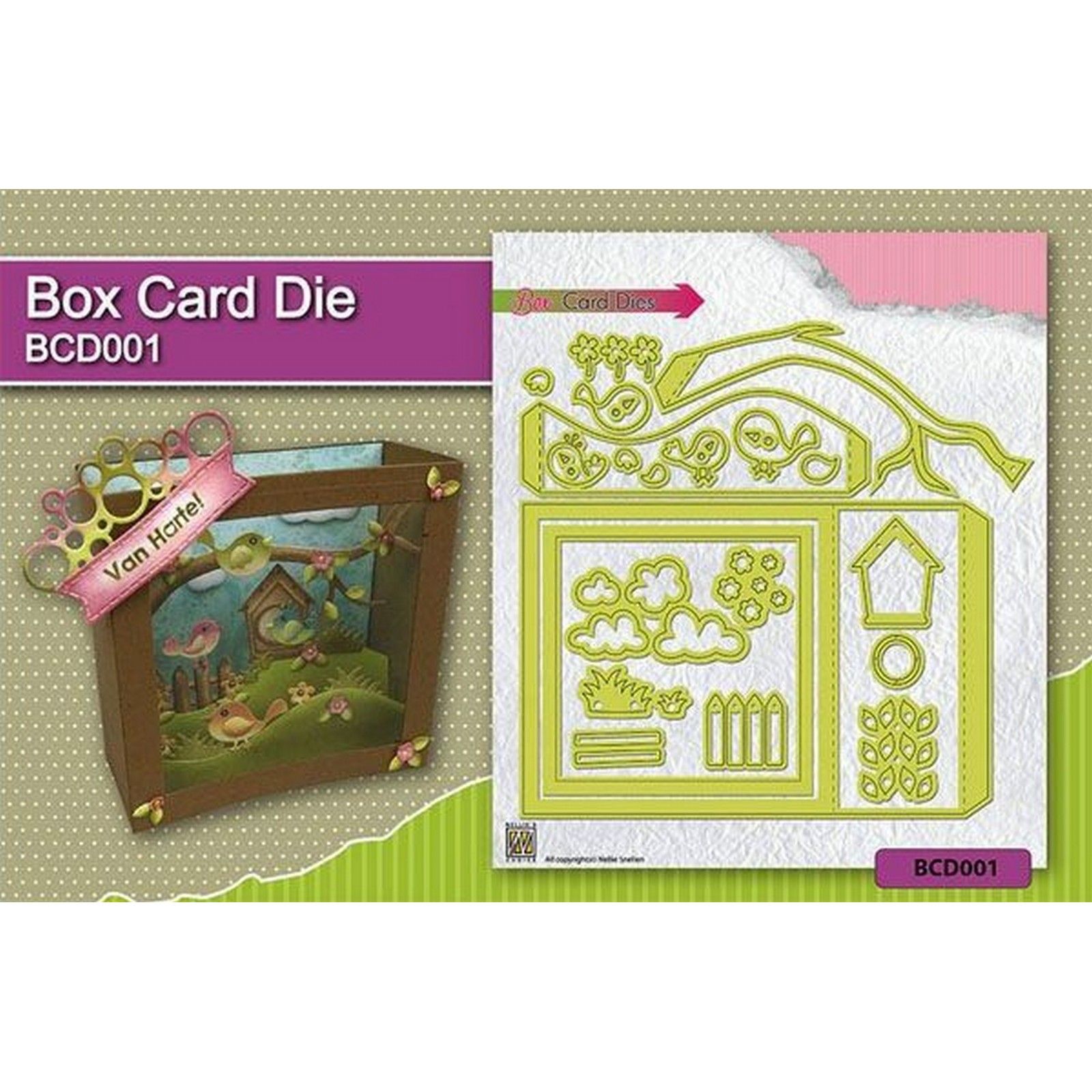 Nellie's Choice • Special Card Dies Box Card Dies