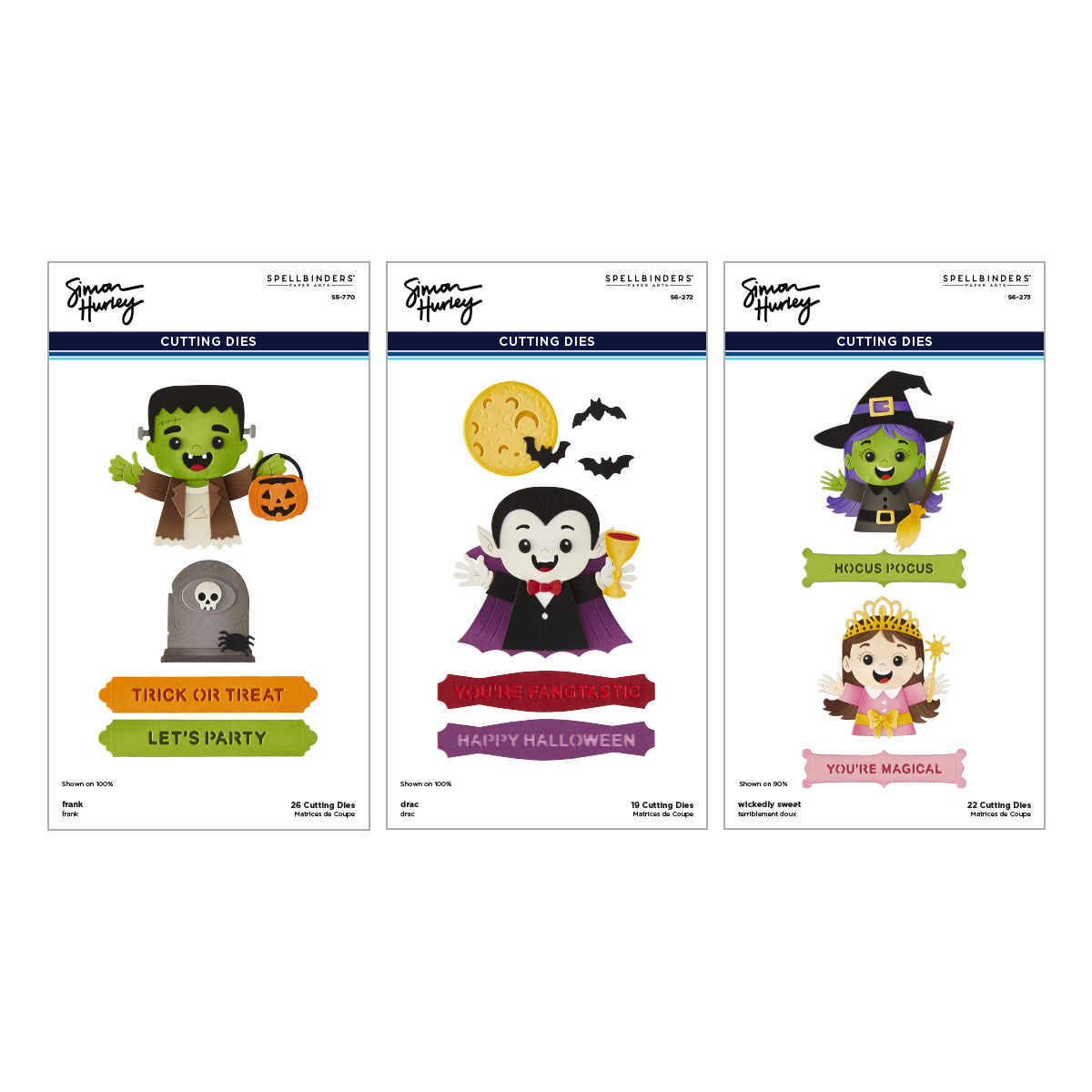 Spellbinders • Halloween Hugs Die Bundle by Simon Hurley