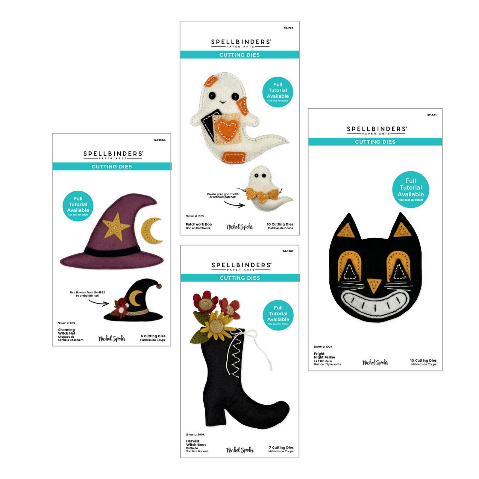 Spellbinders • Halloween Felt Stitch & Create I Want It All! Bundle by Nichol Spohr