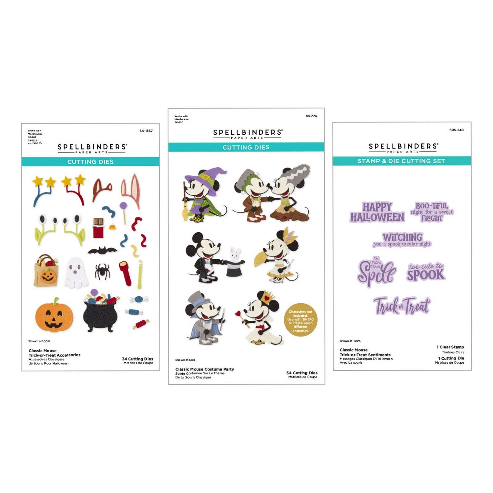Spellbinders • Classic Mouse Costume Party I Want It All! Bundle