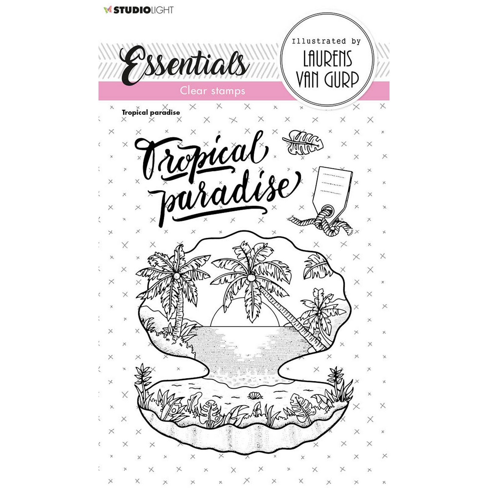 Studio Light • Essentials Clear Stamp Tropical Paradise