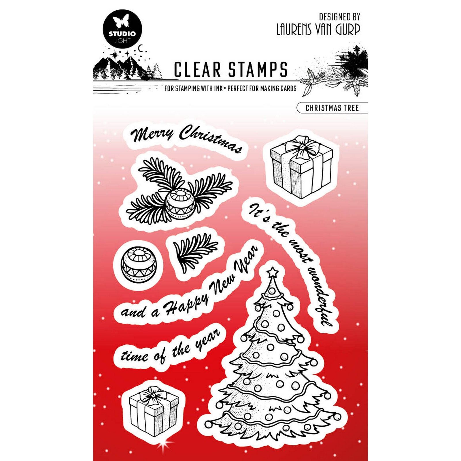 Studio Light • Essentials Clear Stamp Christmas tree