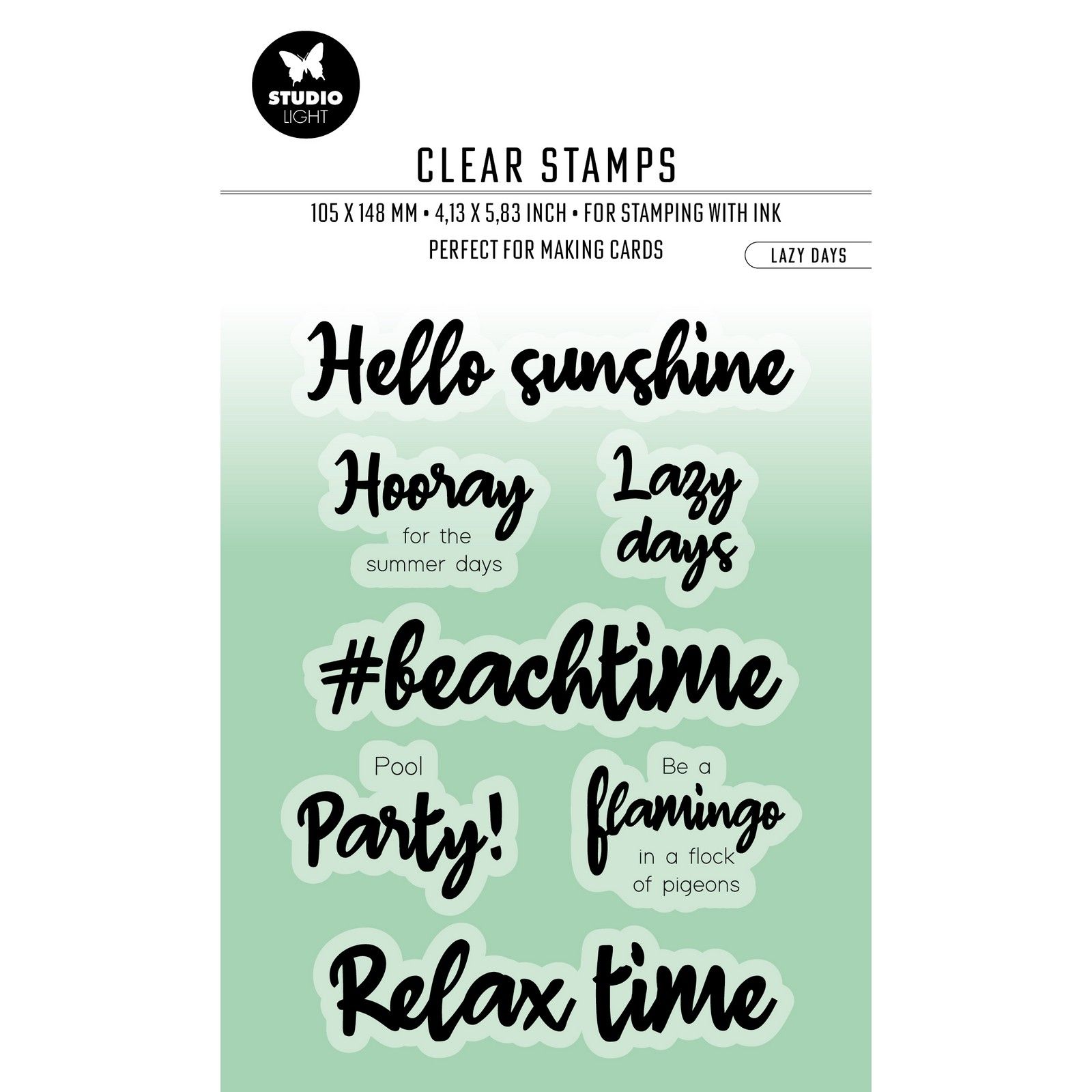 Studio Light  • By Laurens Clear Stamp Lazy Days