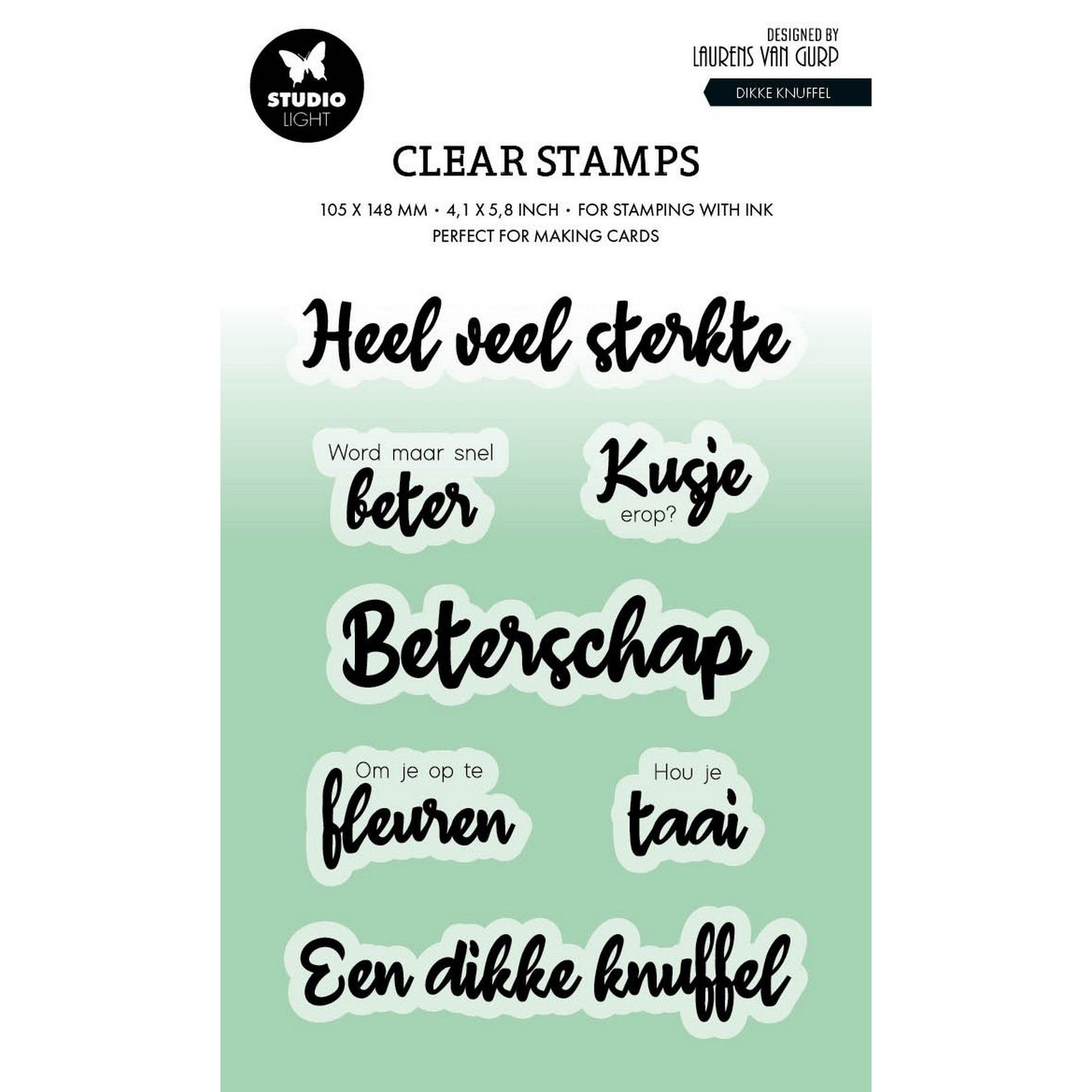 Studio Light • By Laurens Clear Stamp Dikke Knuffel