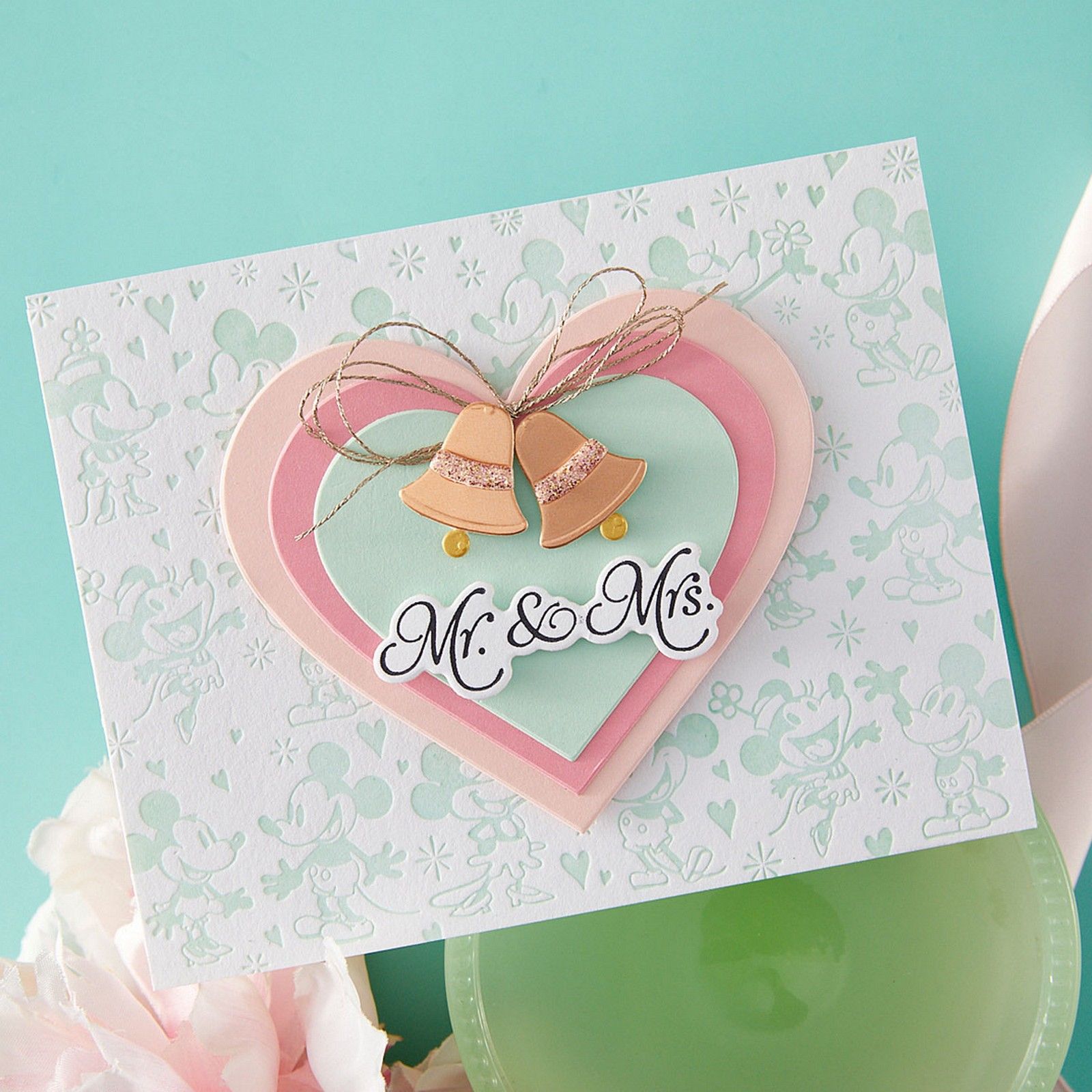 Spellbinders • Classic Mouse Wedding Sentiments Press + Foil Plate & Die Set