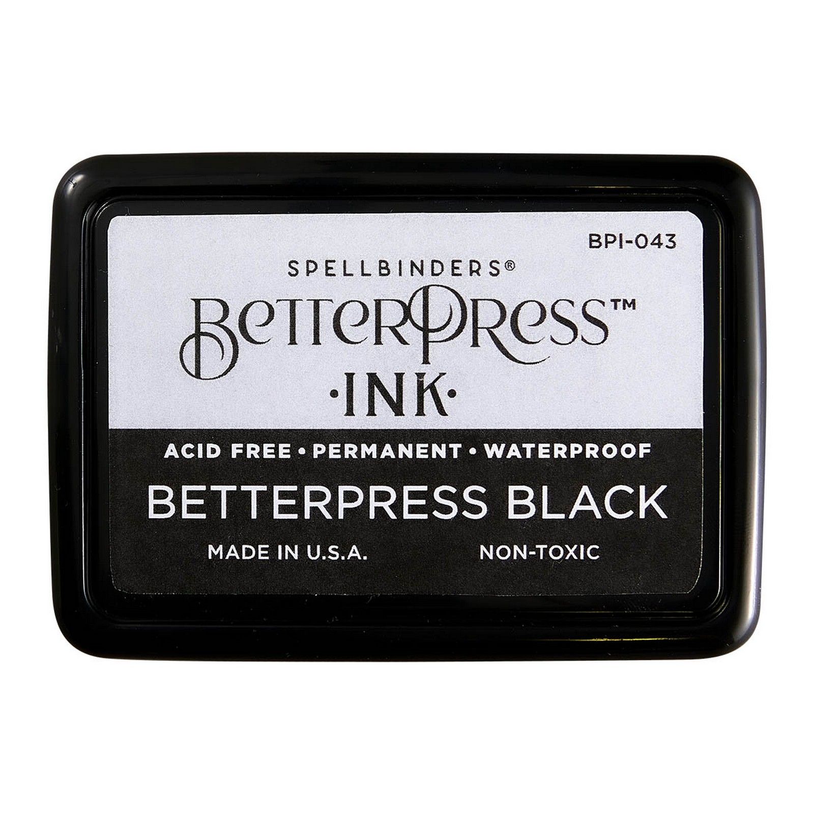 Spellbinders • BetterPress Ink Pad 3.88"x2.75" Black