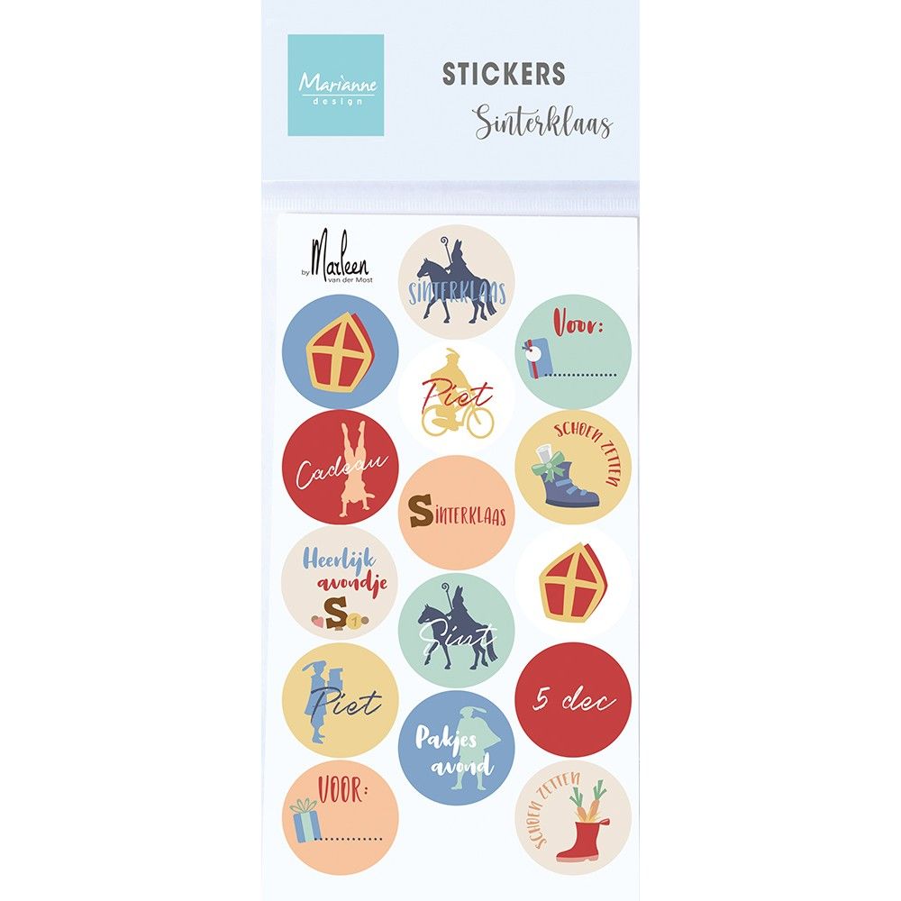 Marianne Design • Decorations Stickers Sinterklaas By Marleen