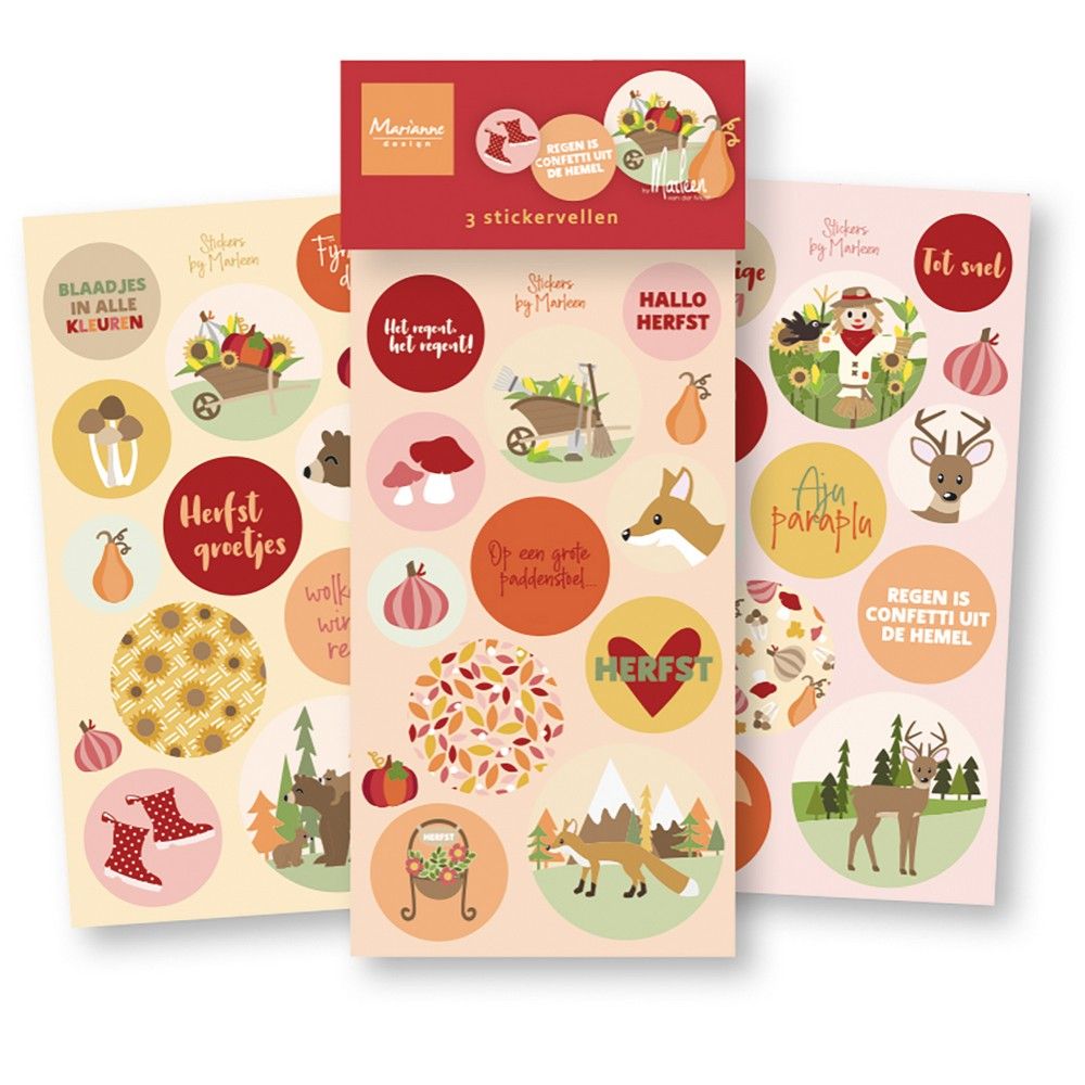 Marianne Design • Decoration Stickers Welkom Herfst by Marleen