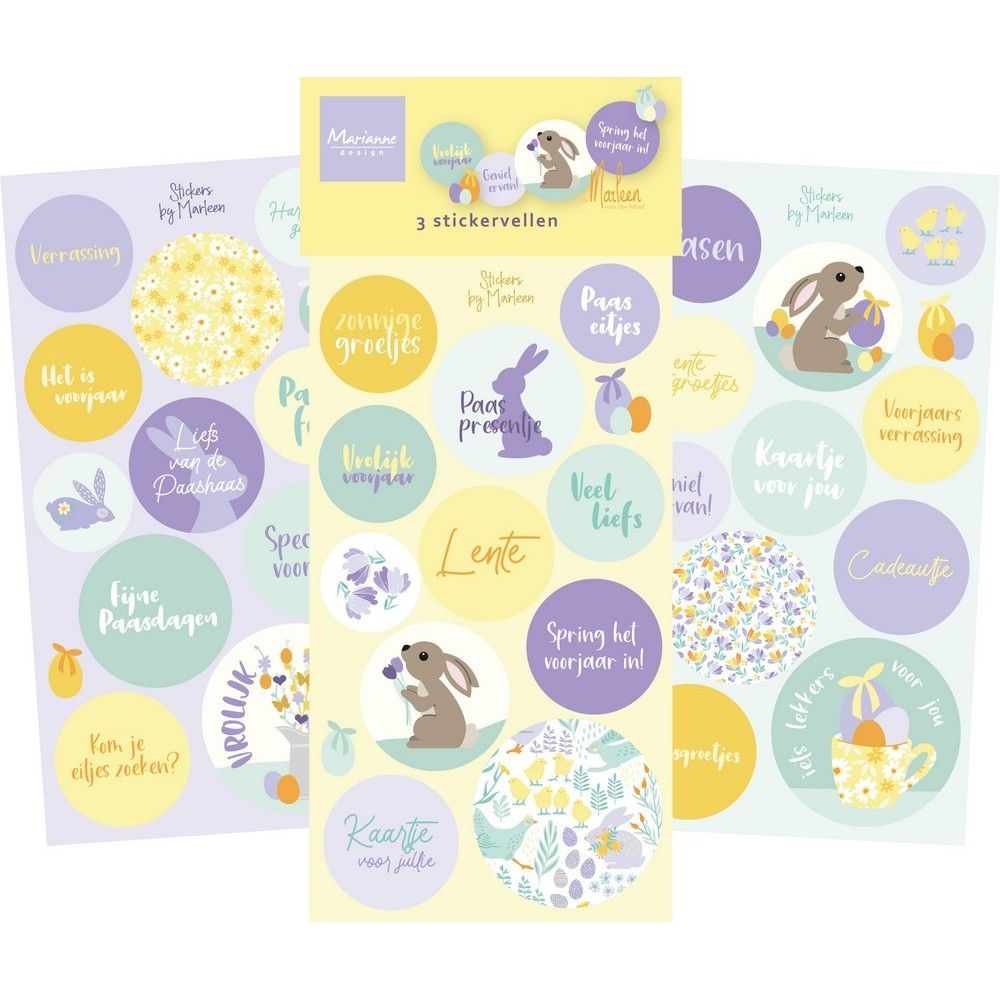 Marianne Design • Decoration Stickers Voorjaar By Marleen