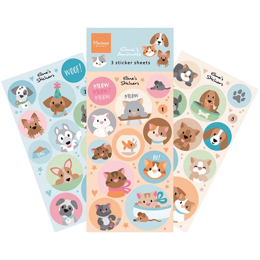 Marianne Design • Decorations Stickers Eline's Cats & Dogs