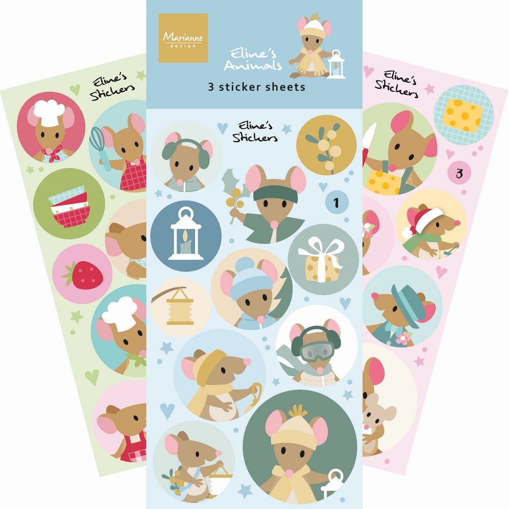 Marianne Design • Stickers Eline's Mice