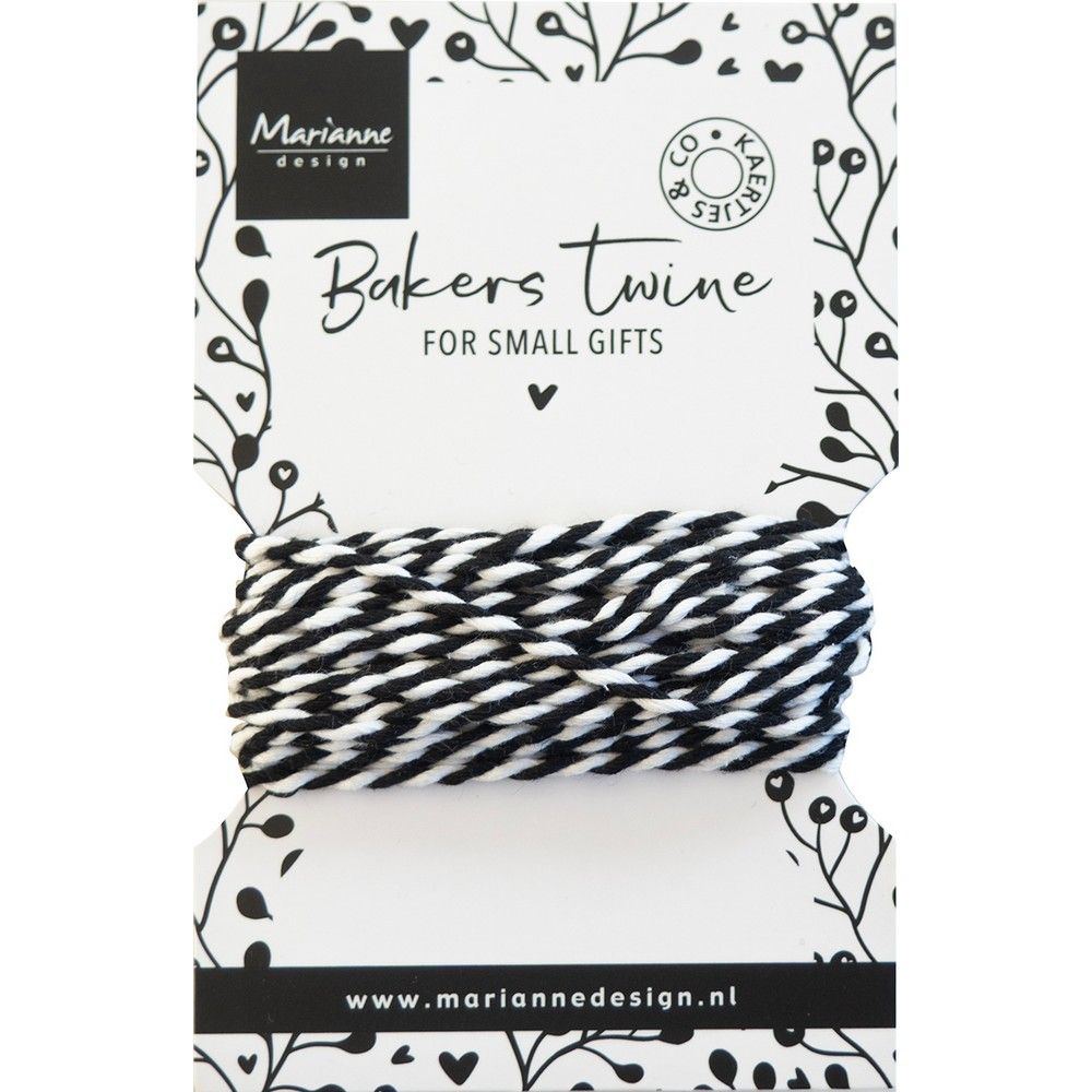Marianne Design • Bakers Twine Black & White