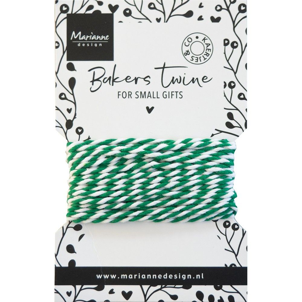 Marianne Design • Bakers Twine Green & White