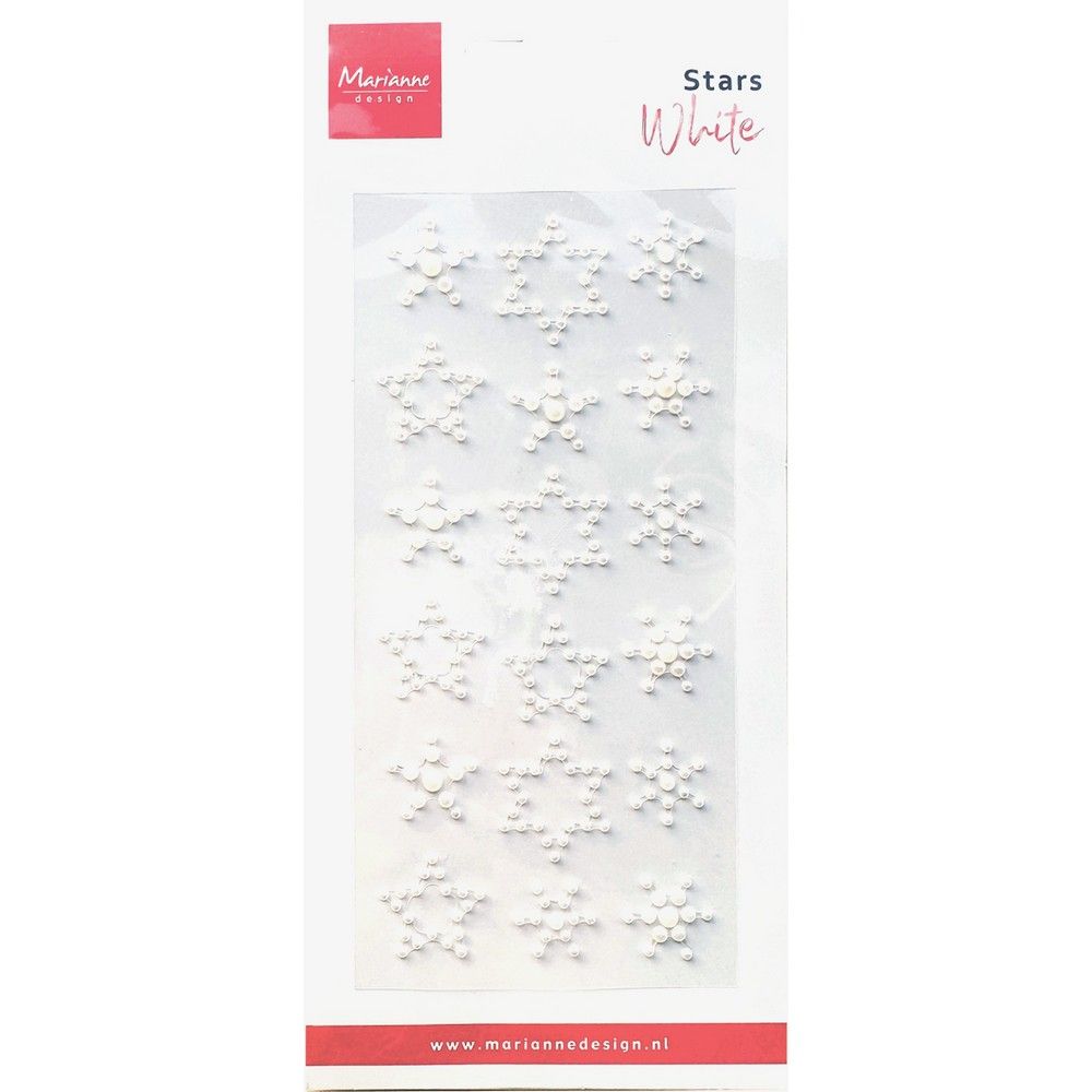 Marianne Design • Pearl Stars White