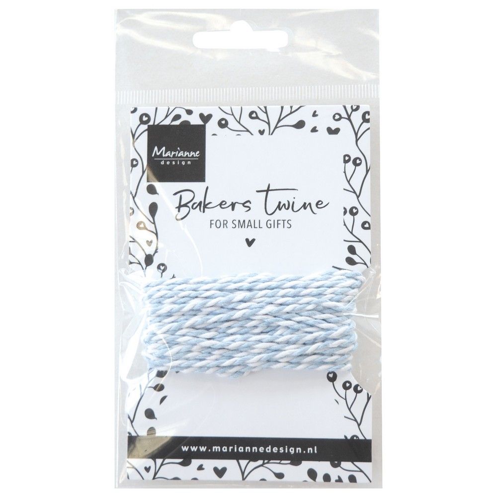 Marianne Design • Bakers Twine Light Blue/White